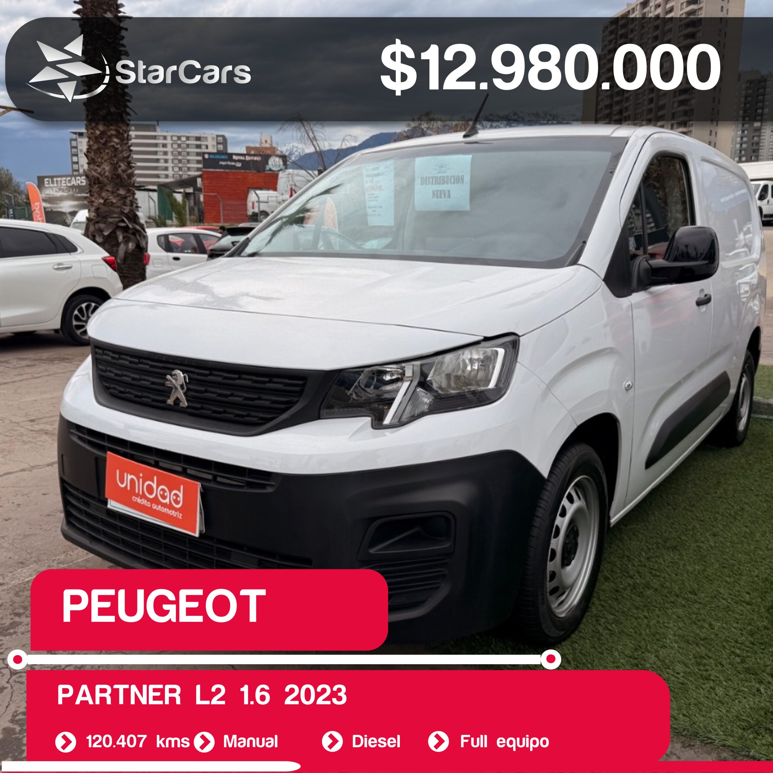 PEUGEOT PARTNER L2 2023 1.6CC