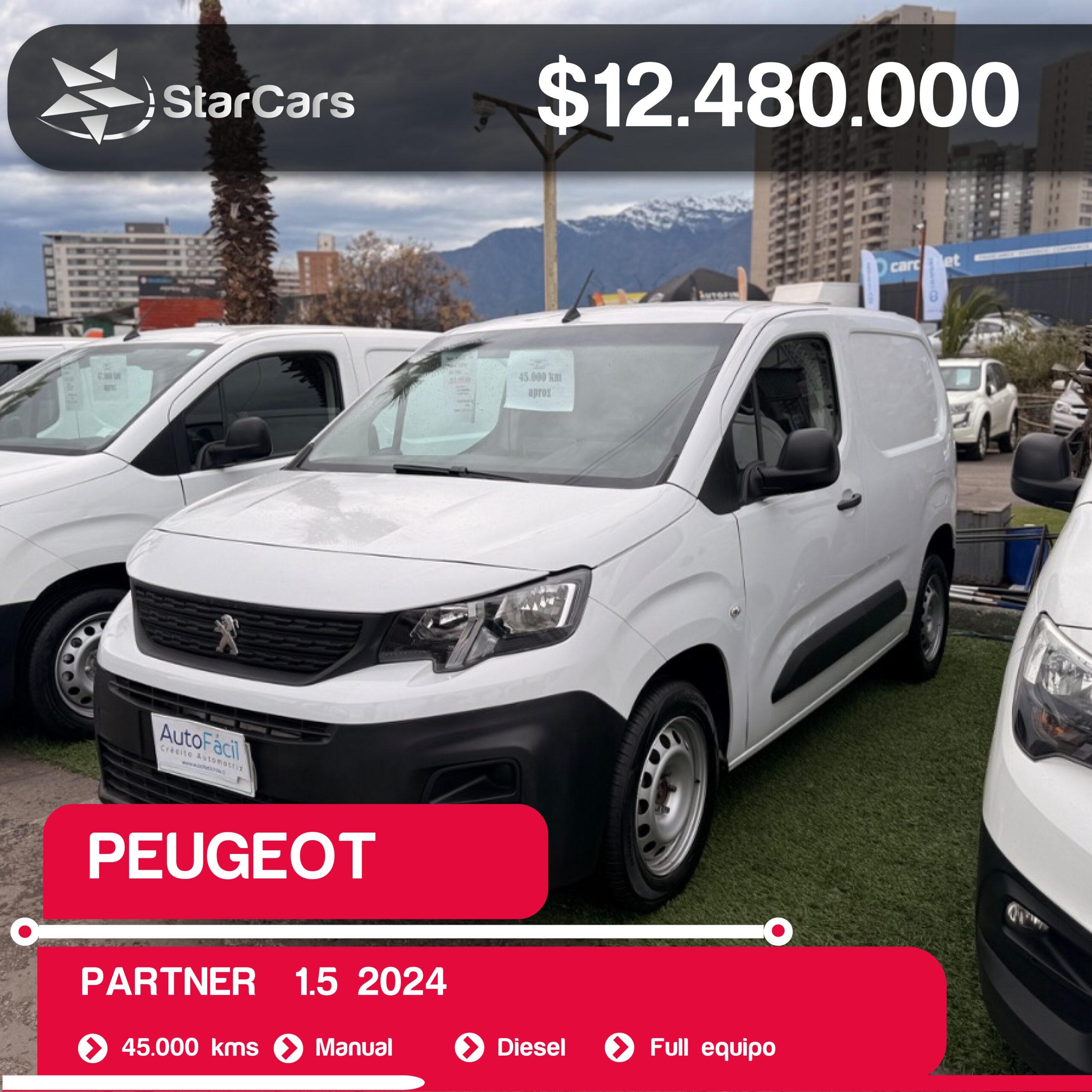 PEUGEOT PARTNER  2024 1.5CC