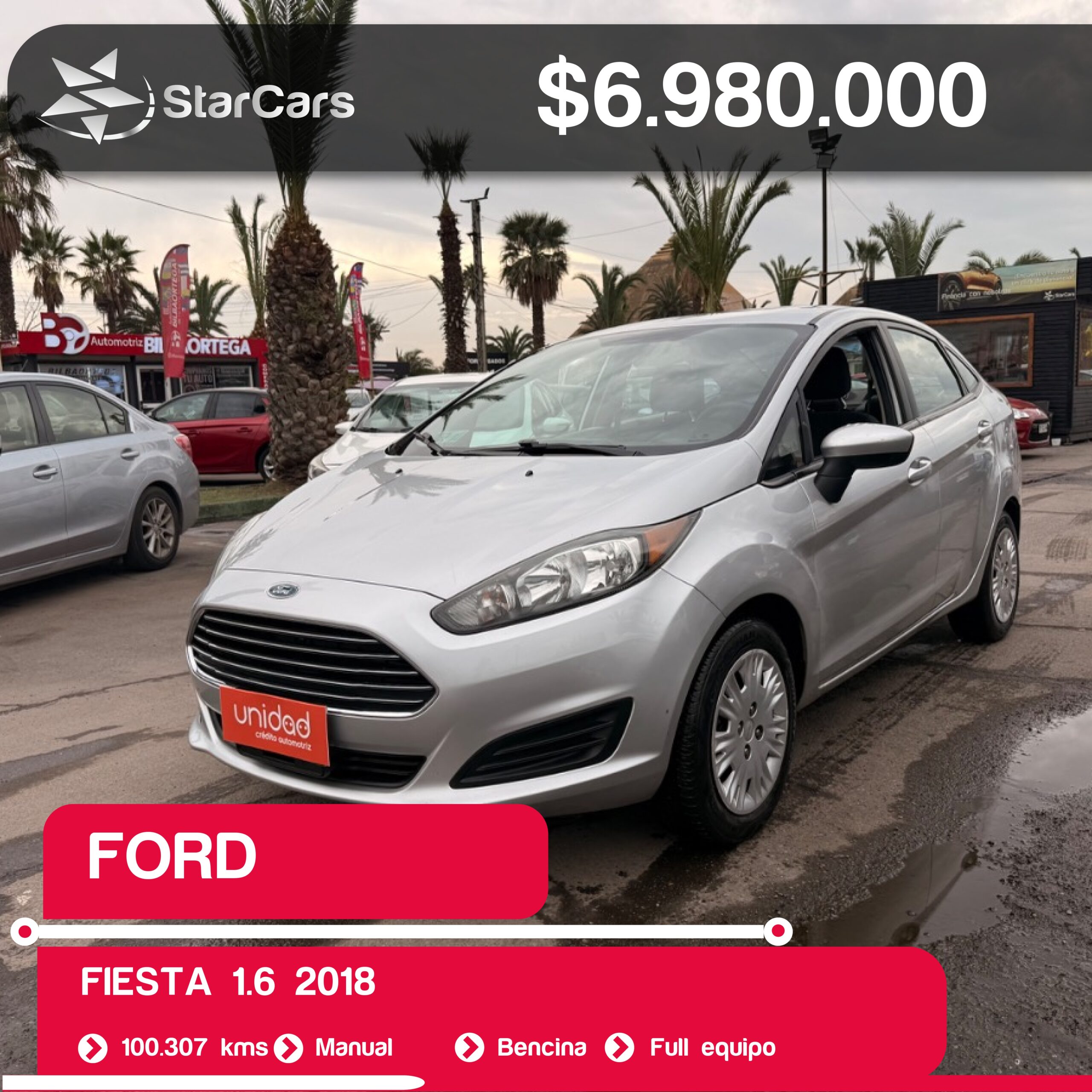 FORD  FIESTA 2018 1.6CC