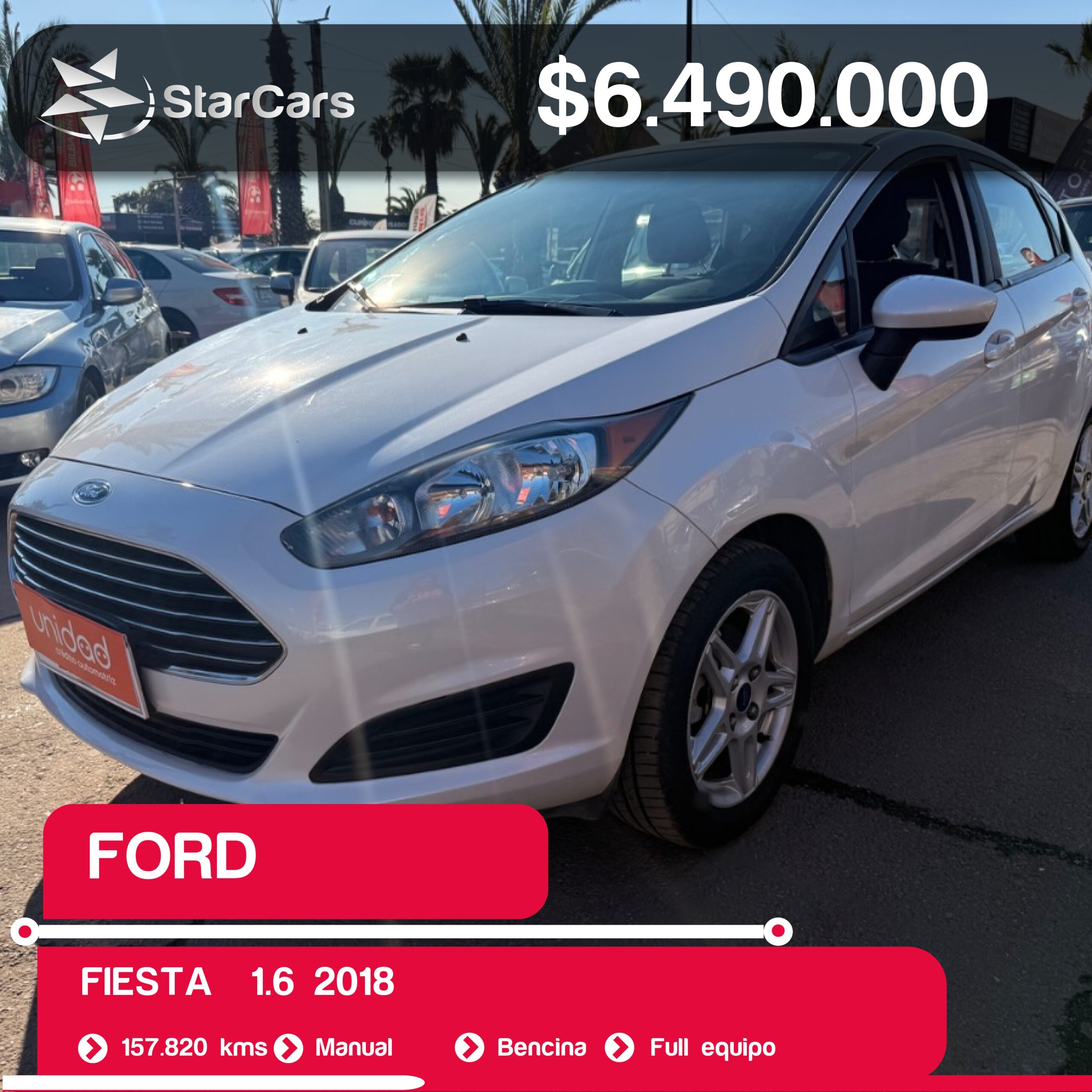 FORD FIESTA  2018 1.6CC