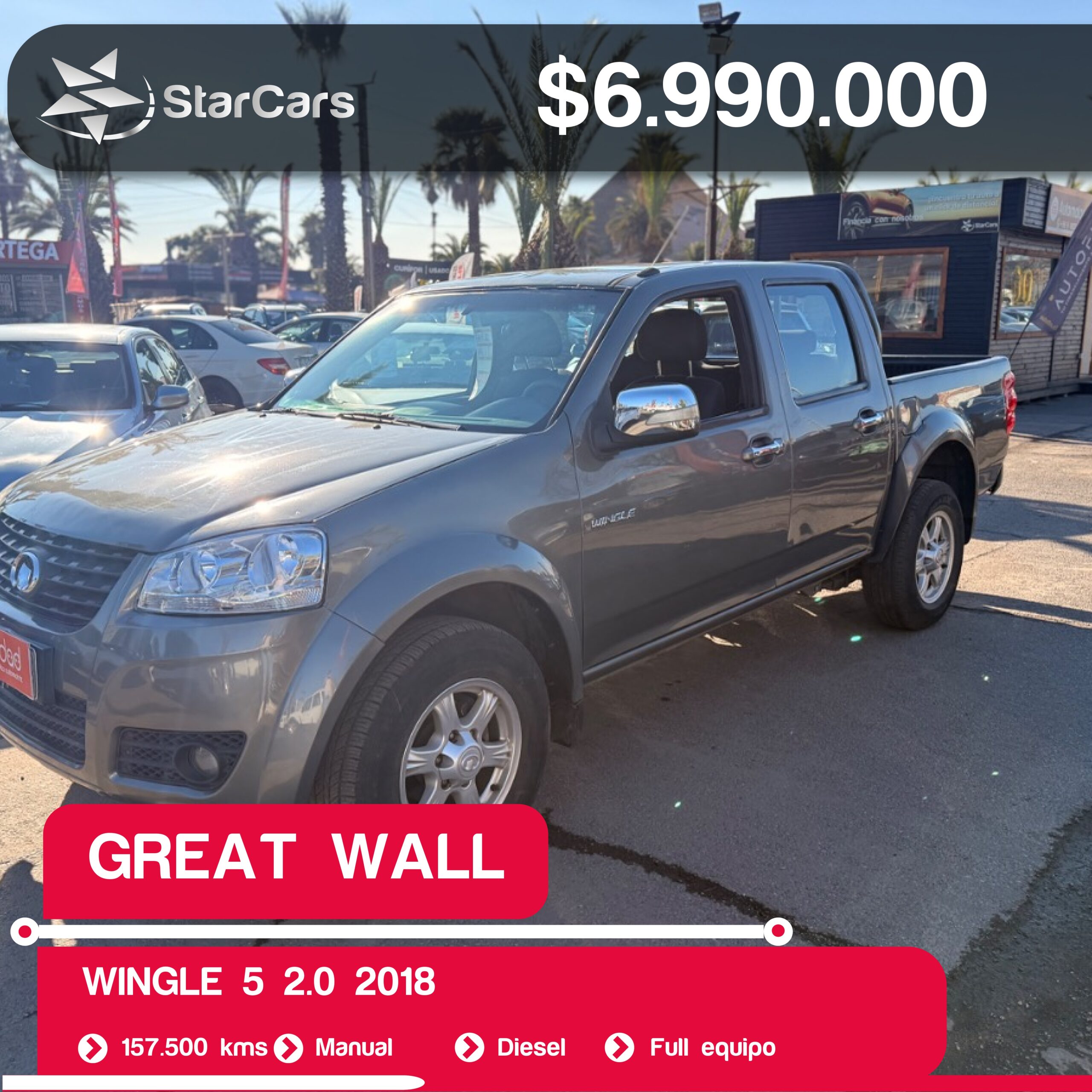 GREAT WALL WINGLE 5 2018 2.0CC