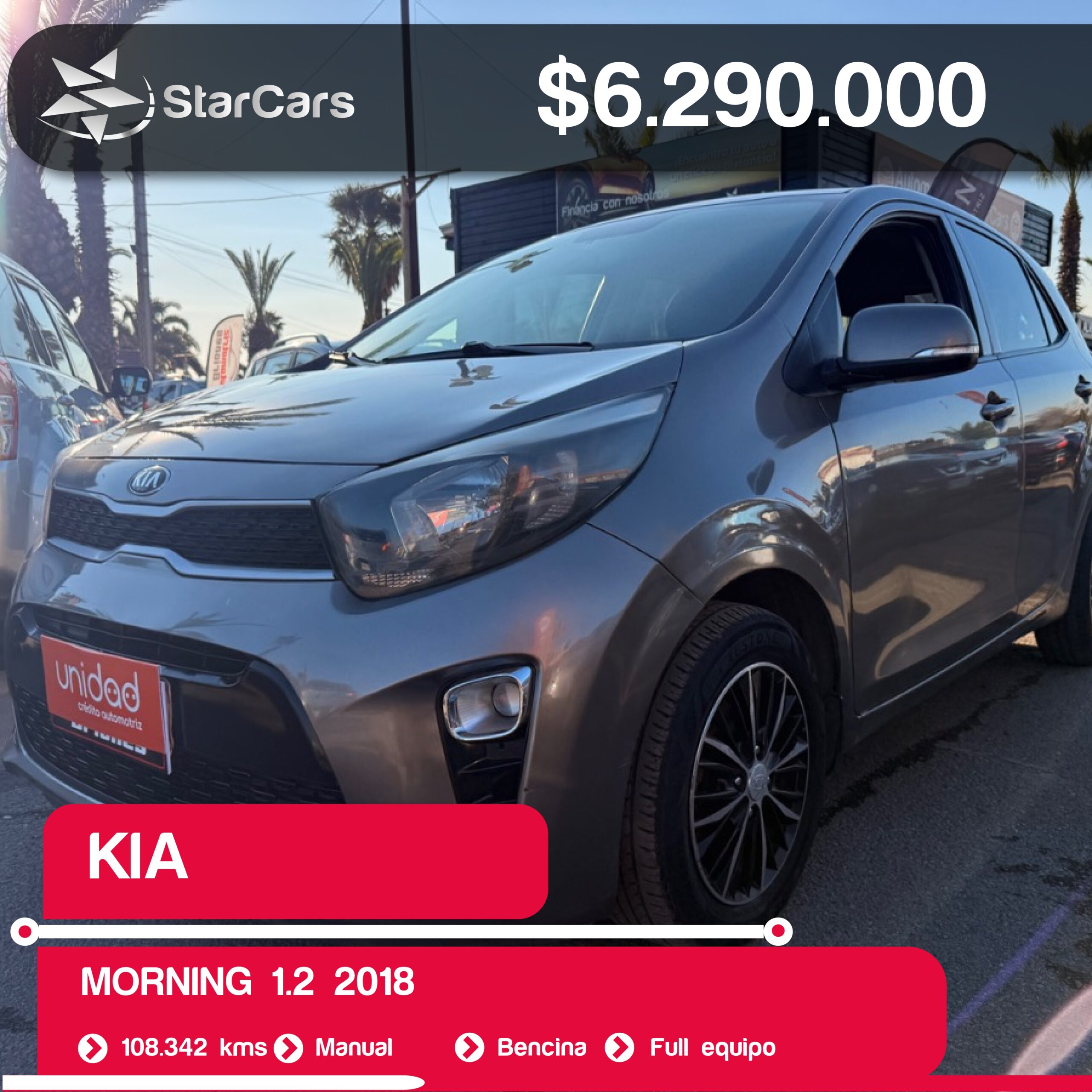 KIA MORNING 2018 1.2CC