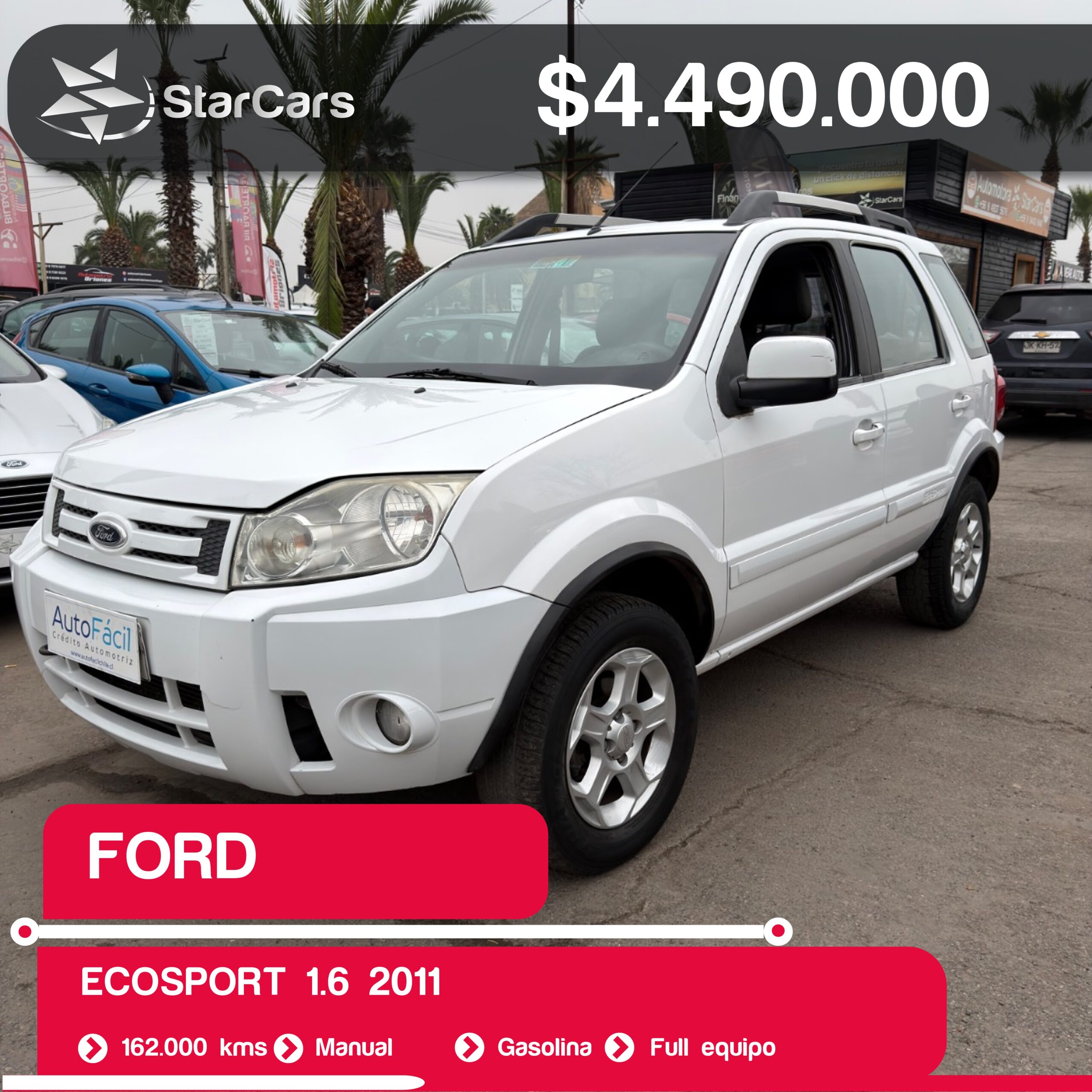 FORD ECOSPORT 2011 1.6CC