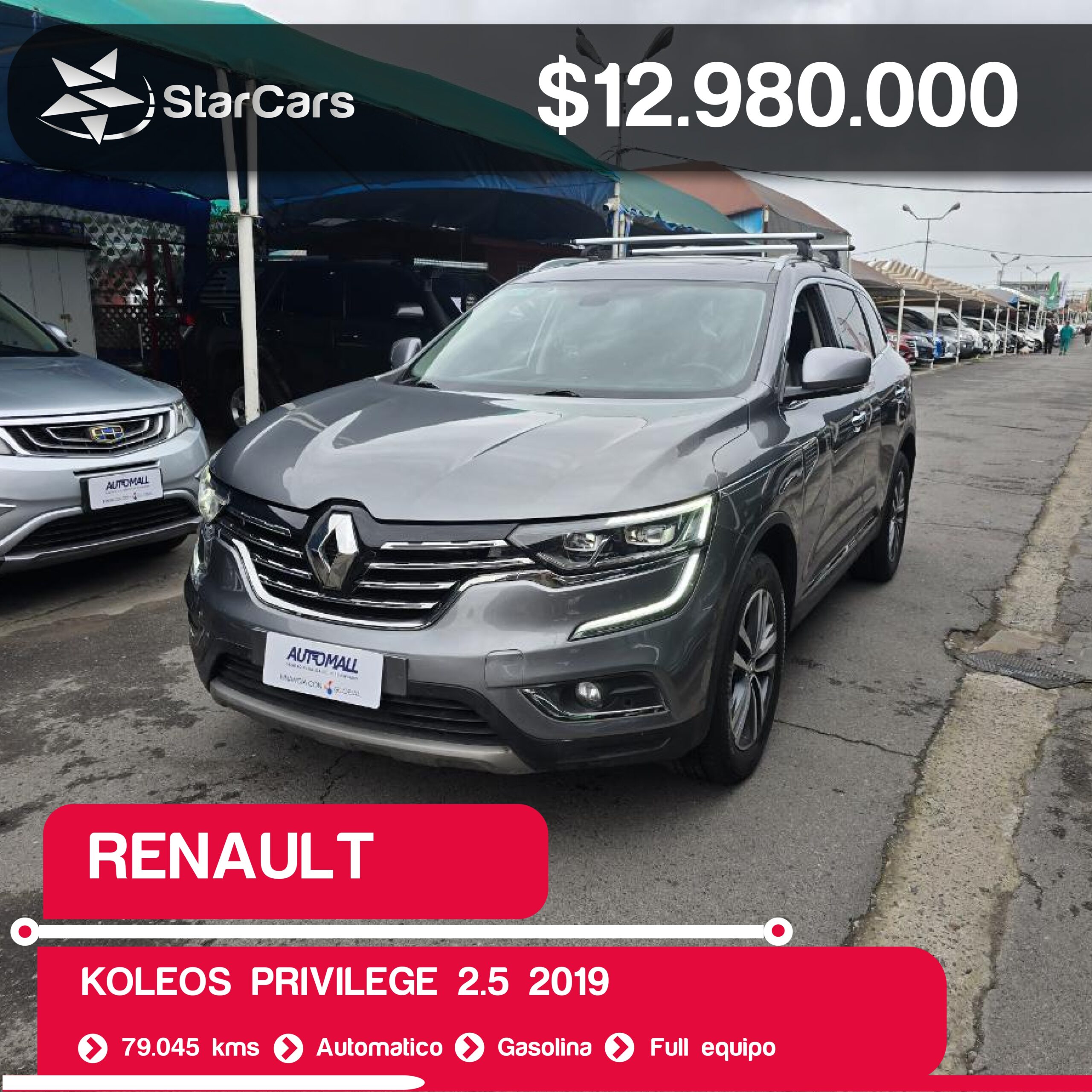 RENAULT KOLEOS PRIVILEGE 2019 2.5CC