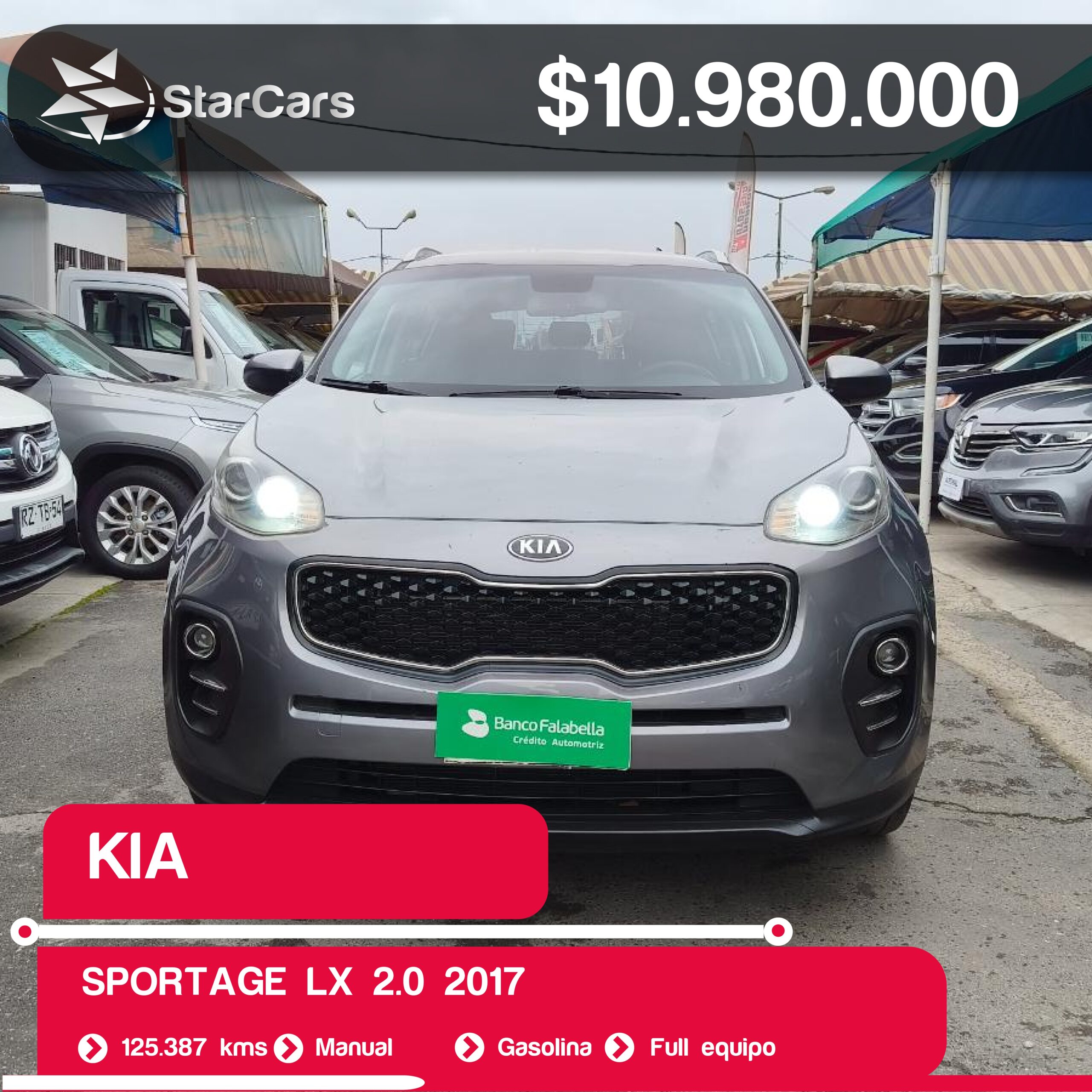 KIA SPORTAGE LX 2017 2.0CC