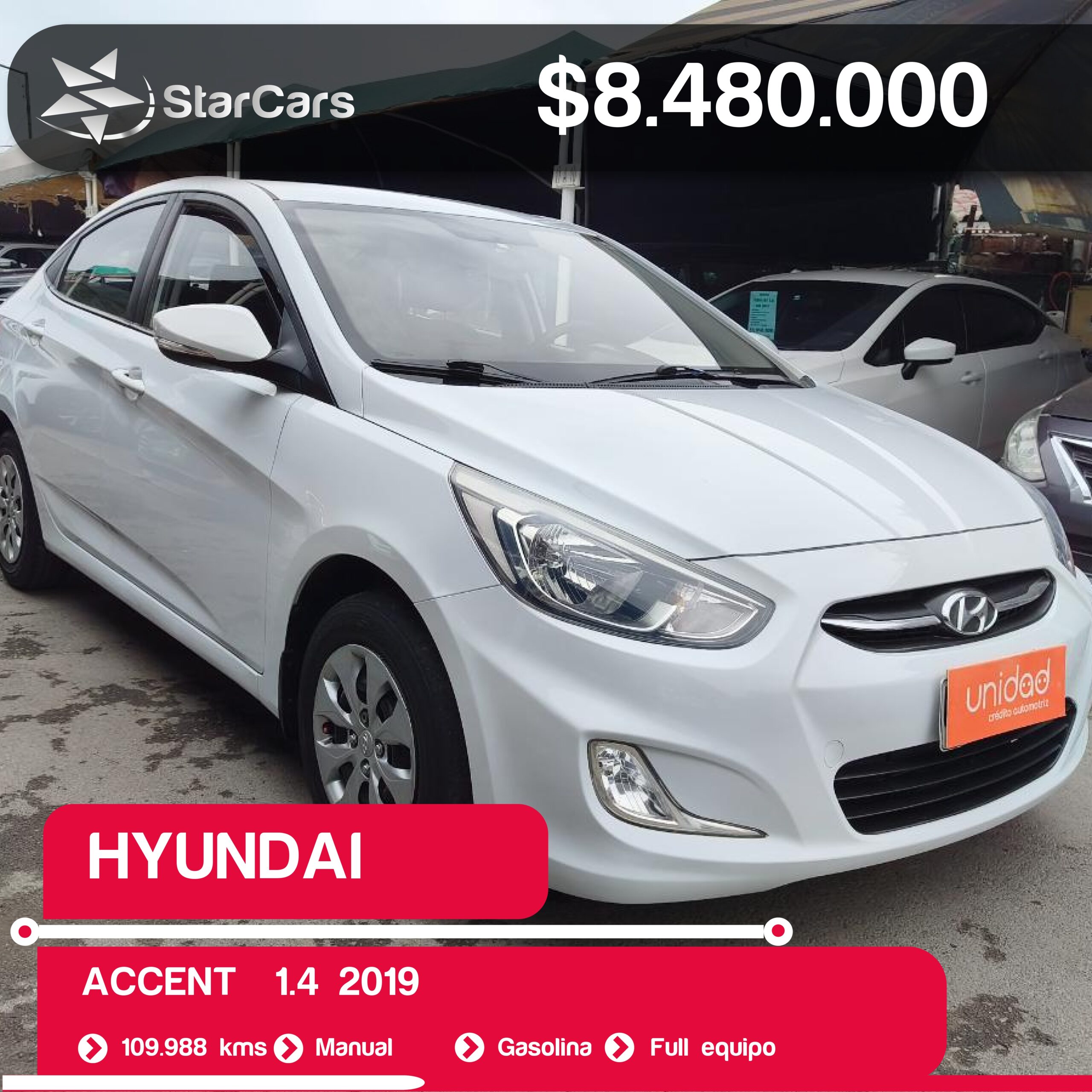 HYUNDAI ACCENT  2019 1.4CC