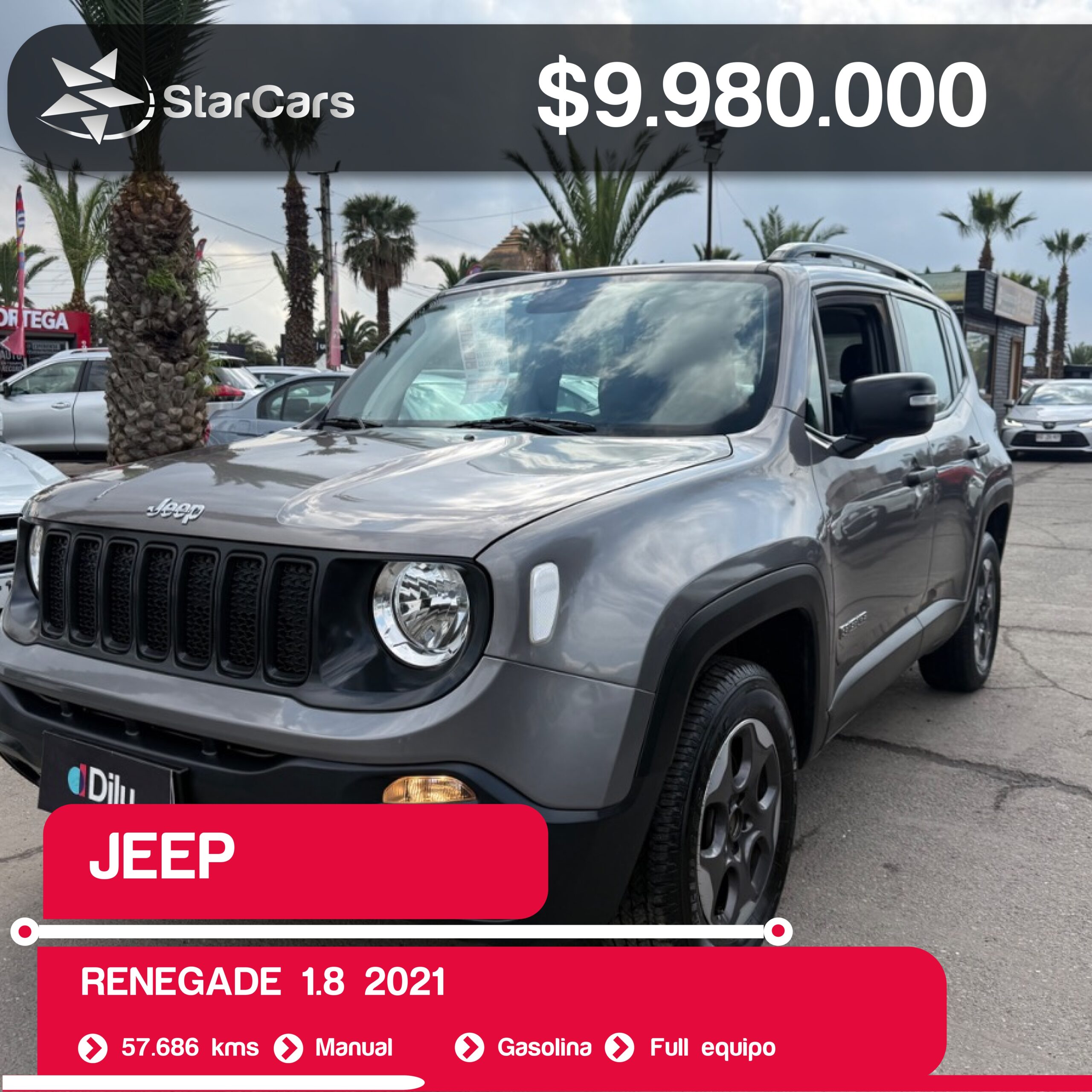 JEEP RENEGADE 2021 1.8CC