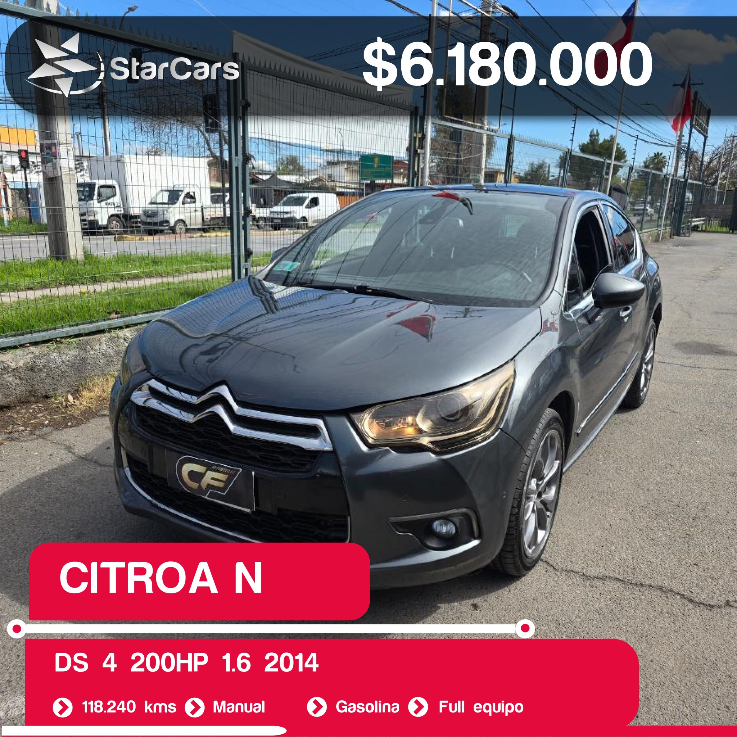 CITROëN DS 4 200HP 2014 1.6CC