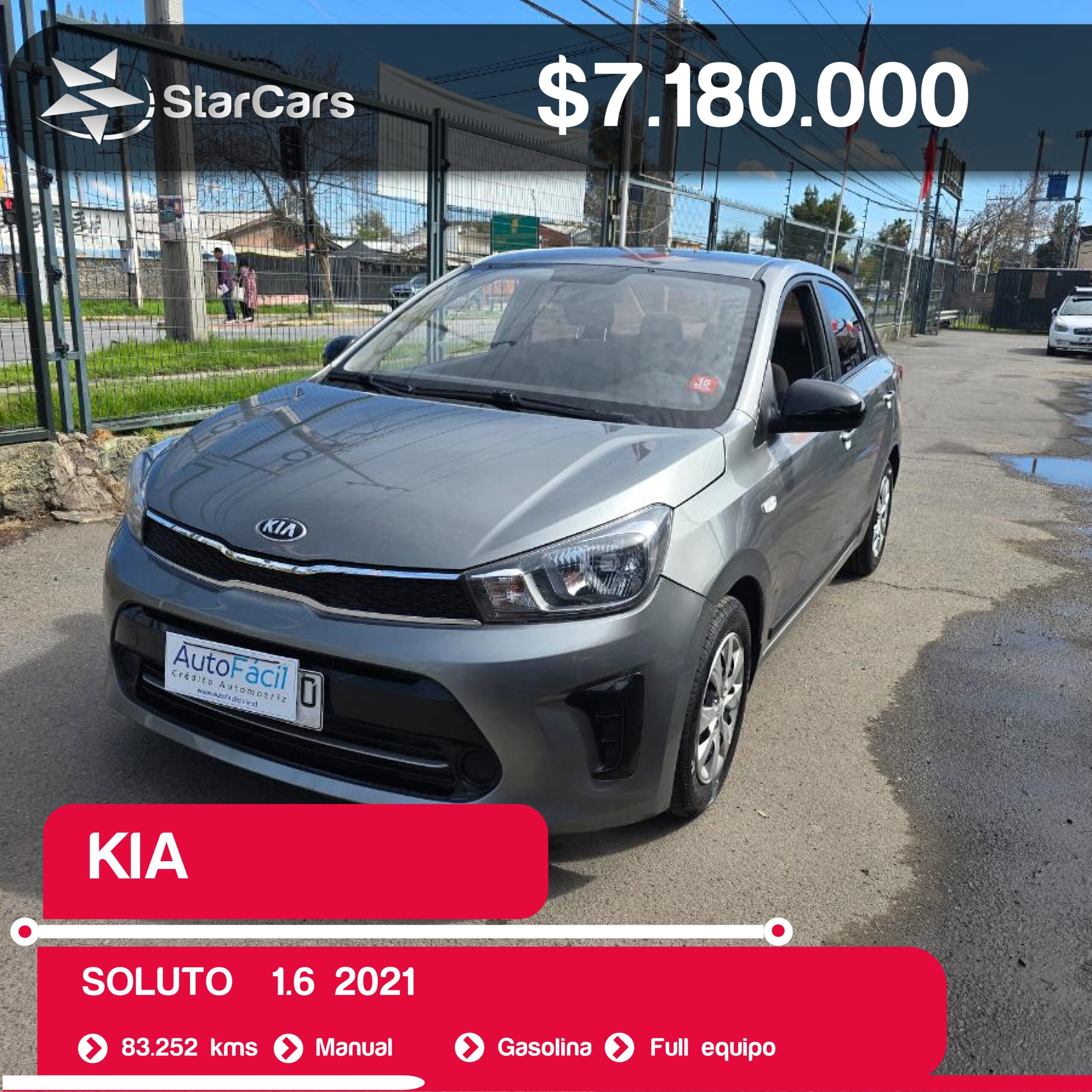 KIA SOLUTO  2021 1.6CC