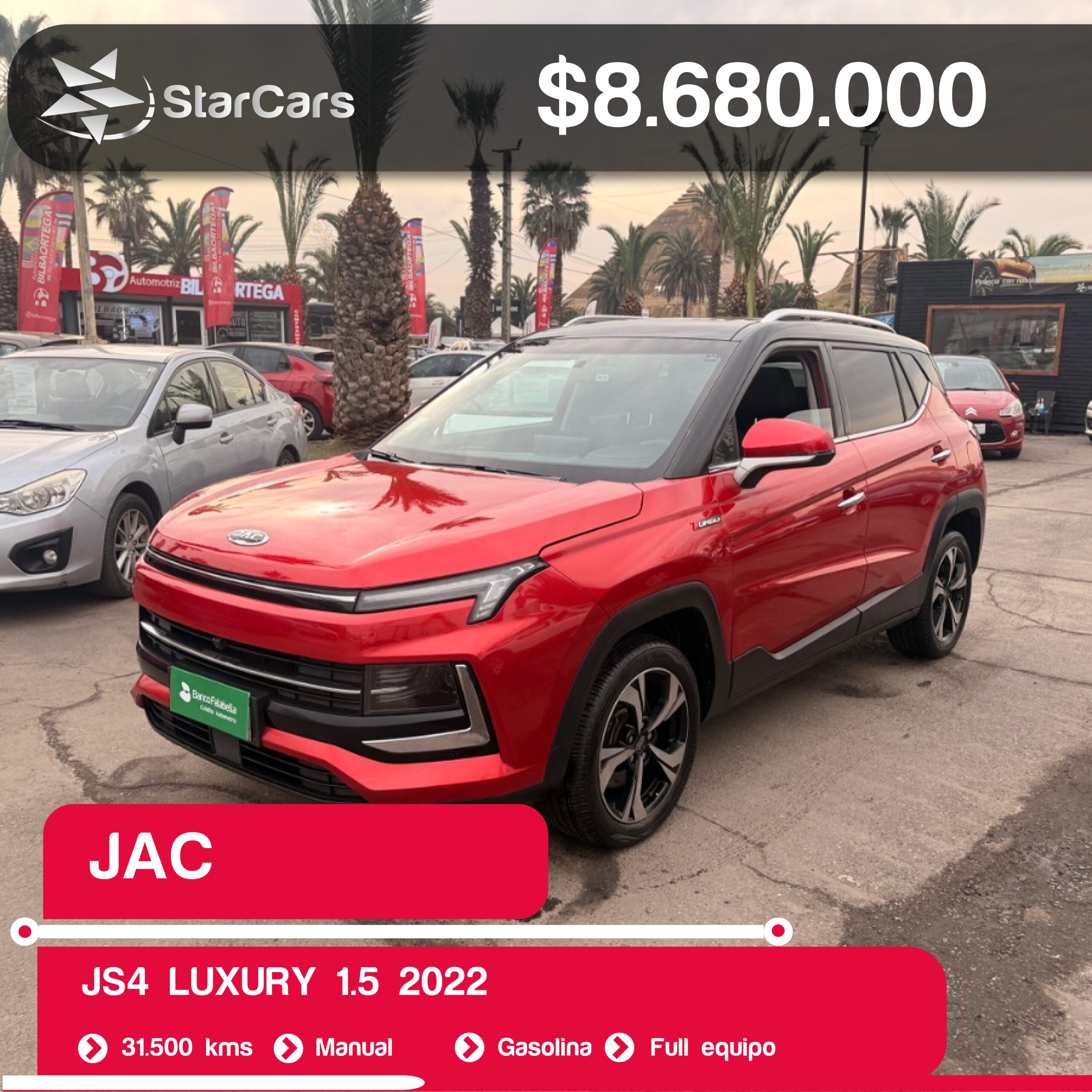 JAC JS4 LUXURY 2022 1.5CC