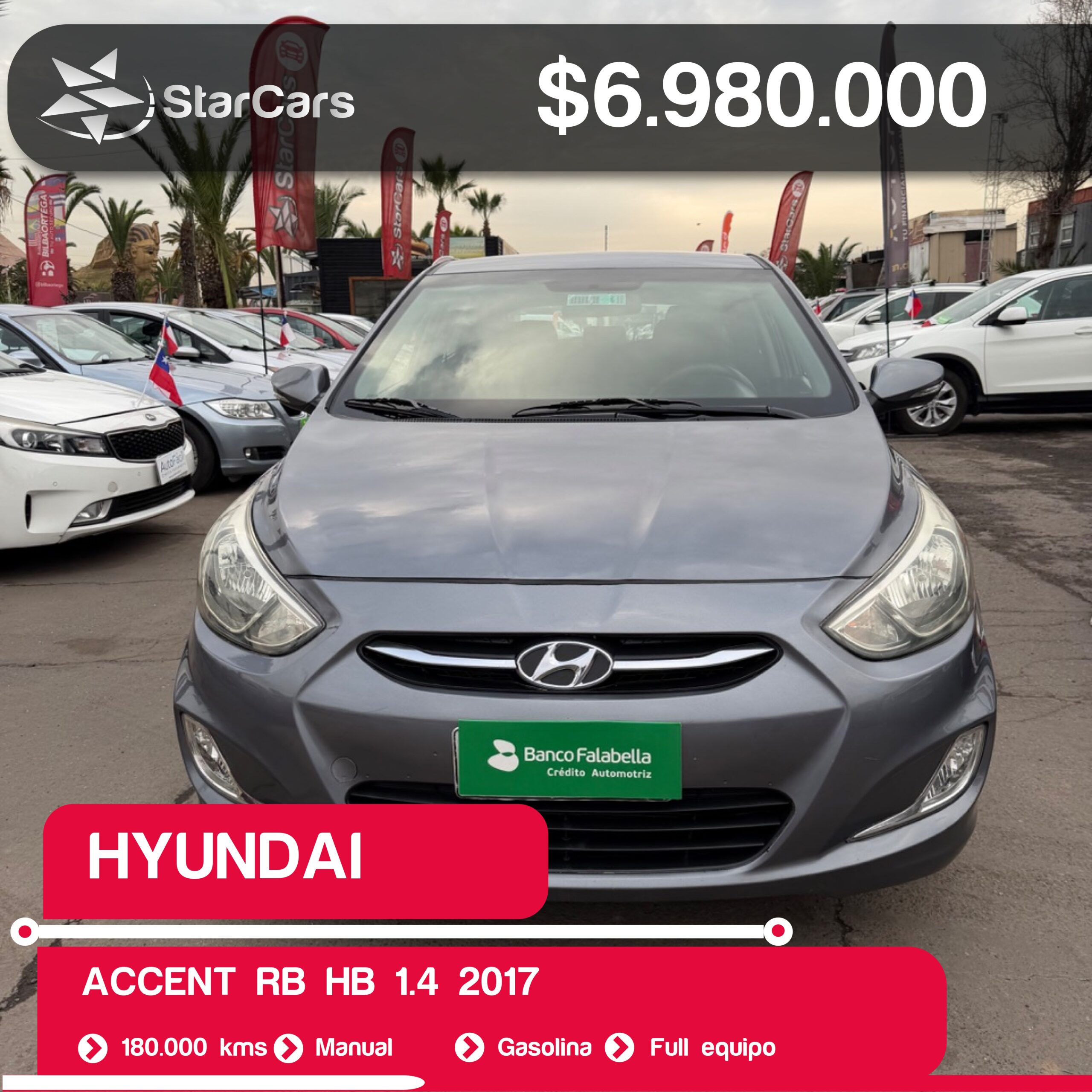 HYUNDAI ACCENT RB HB 2017 1.4CC