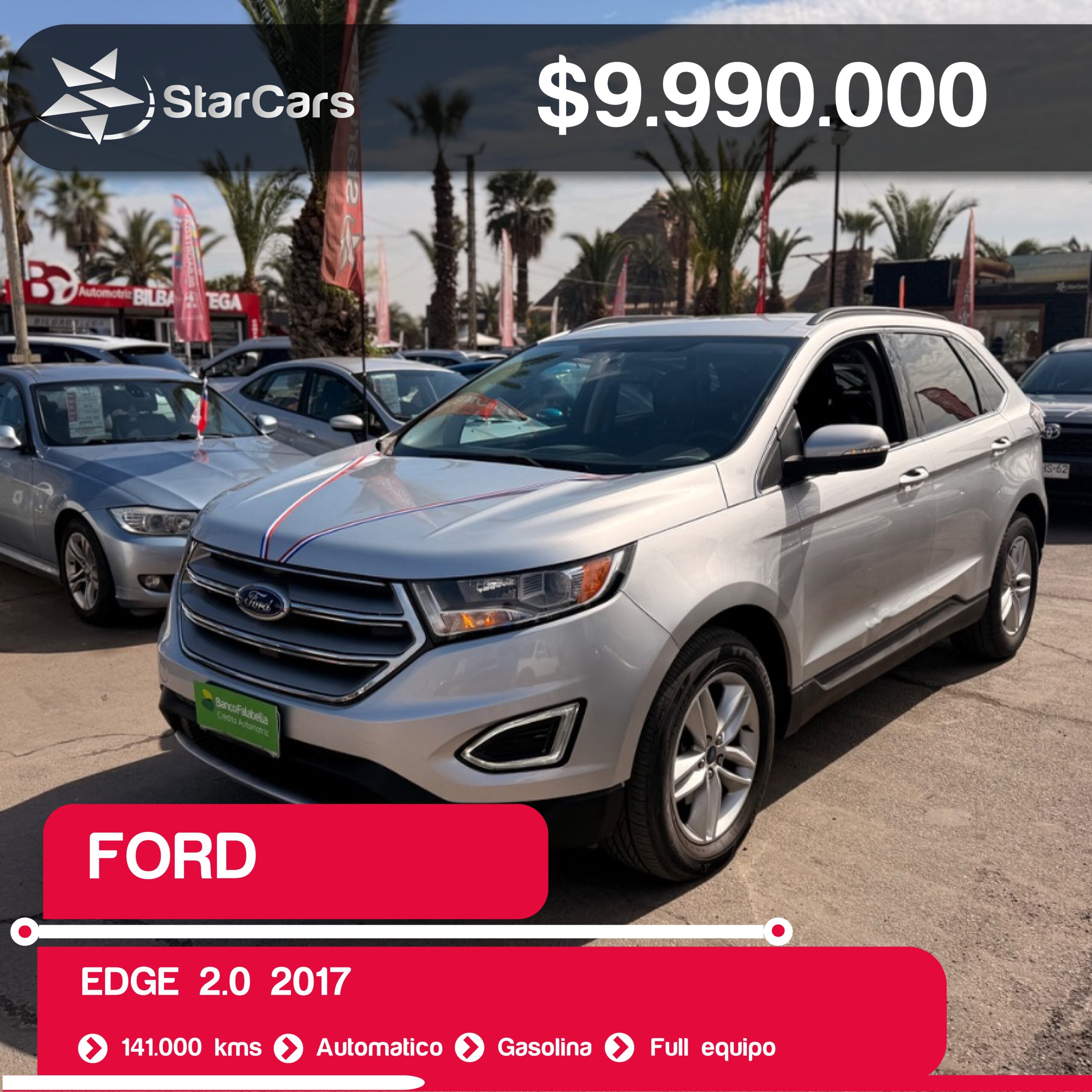 FORD EDGE 2017 2.0CC