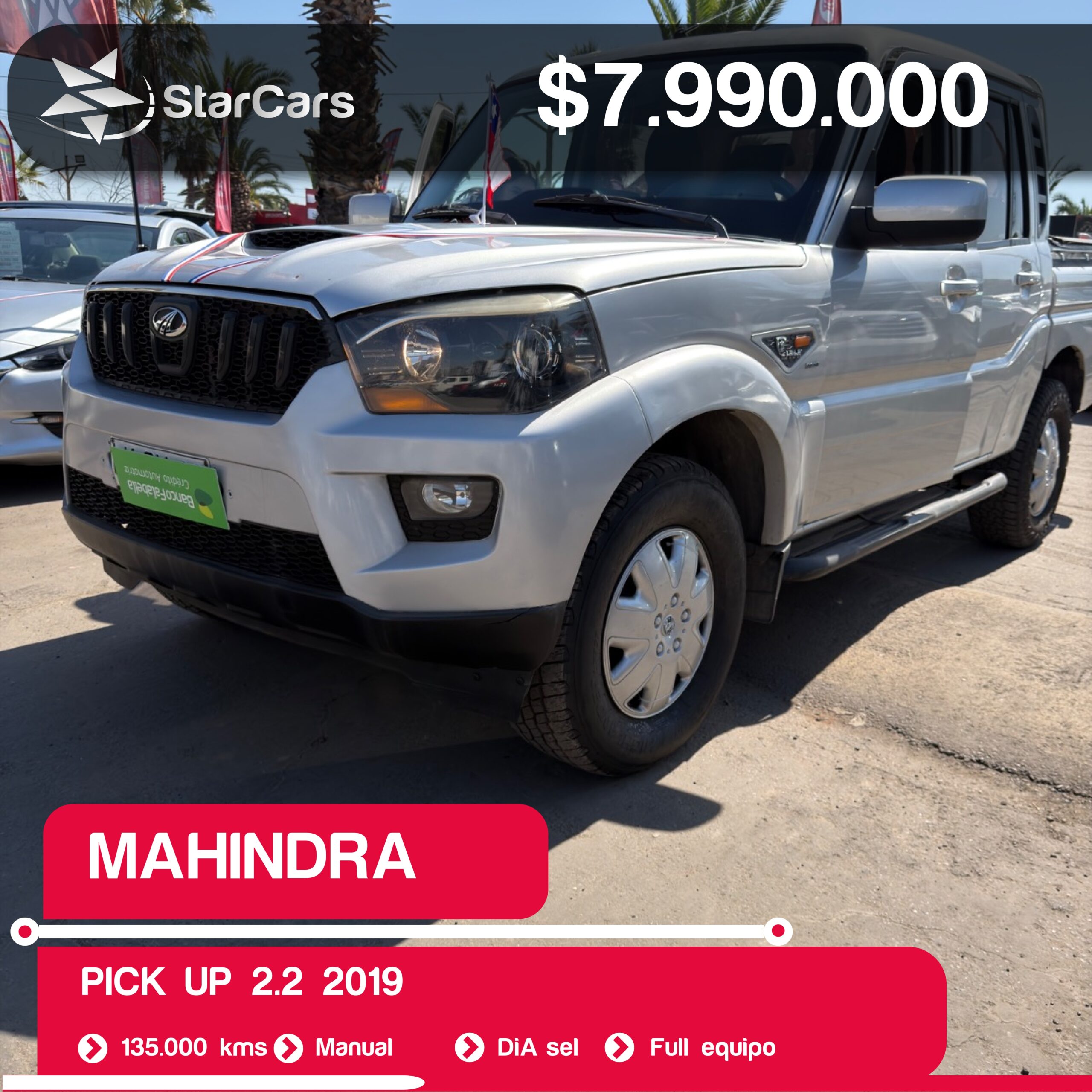 MAHINDRA PICK UP 2019 2.2CC