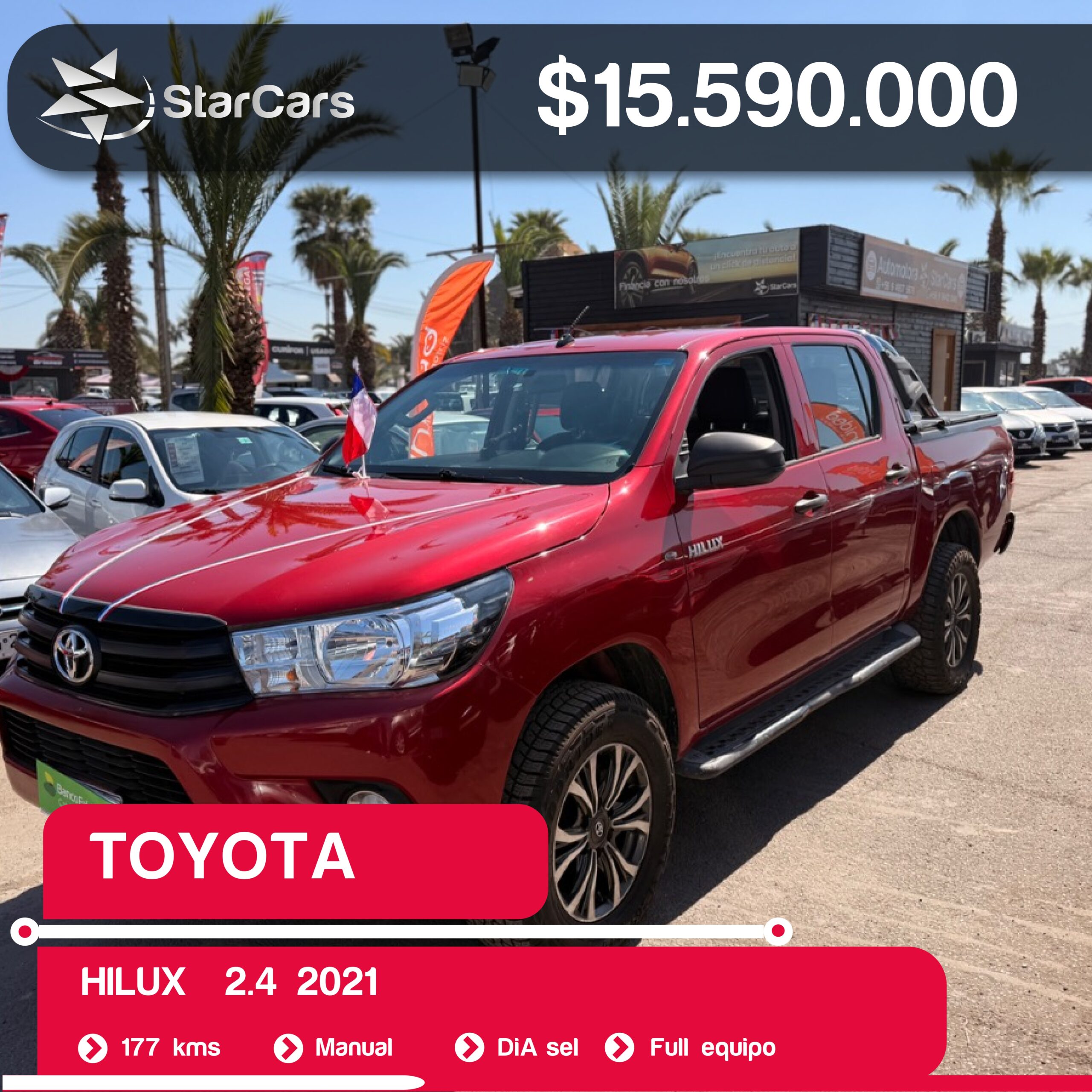 TOYOTA HILUX  2021 2.4CC