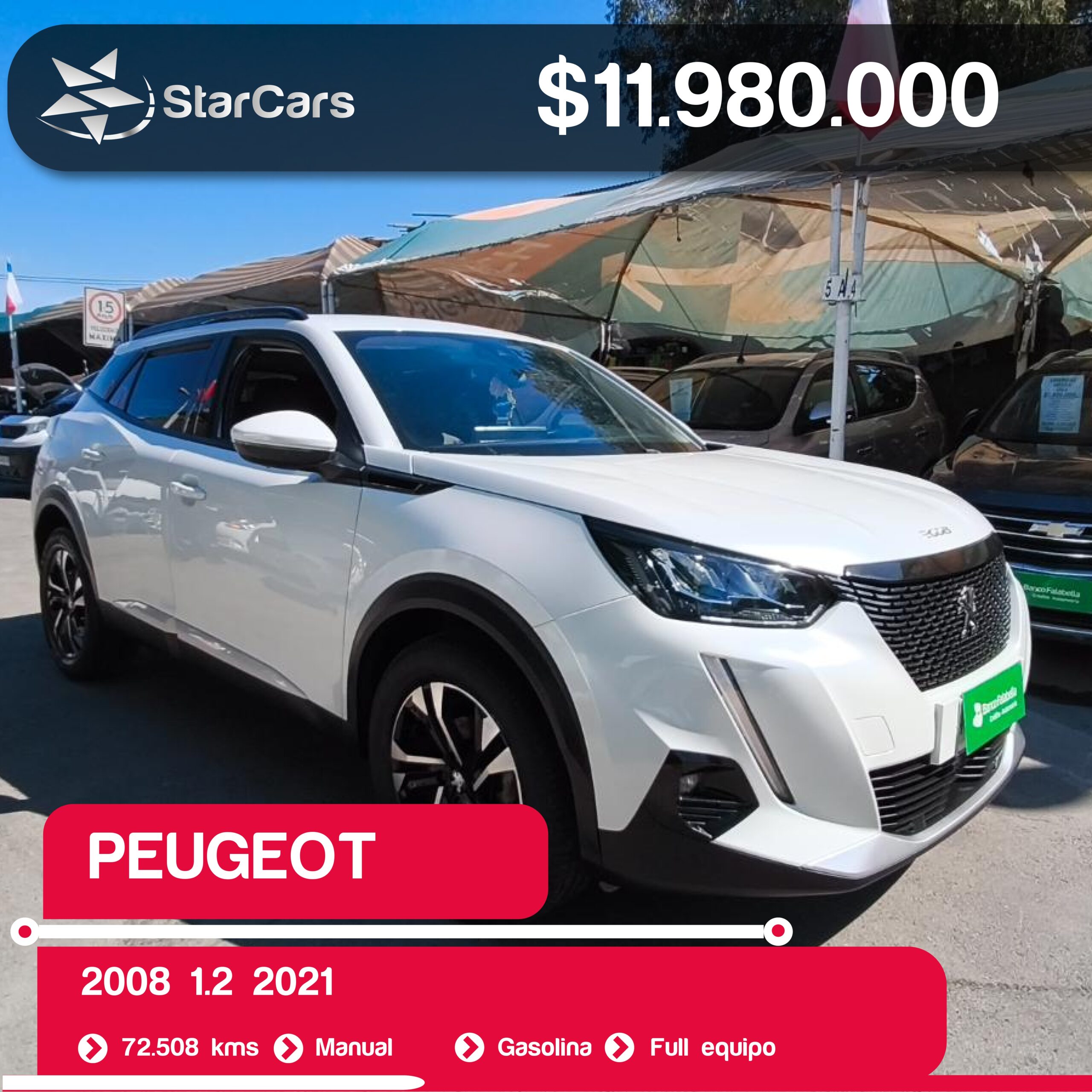 PEUGEOT 2008 2021 1.2CC