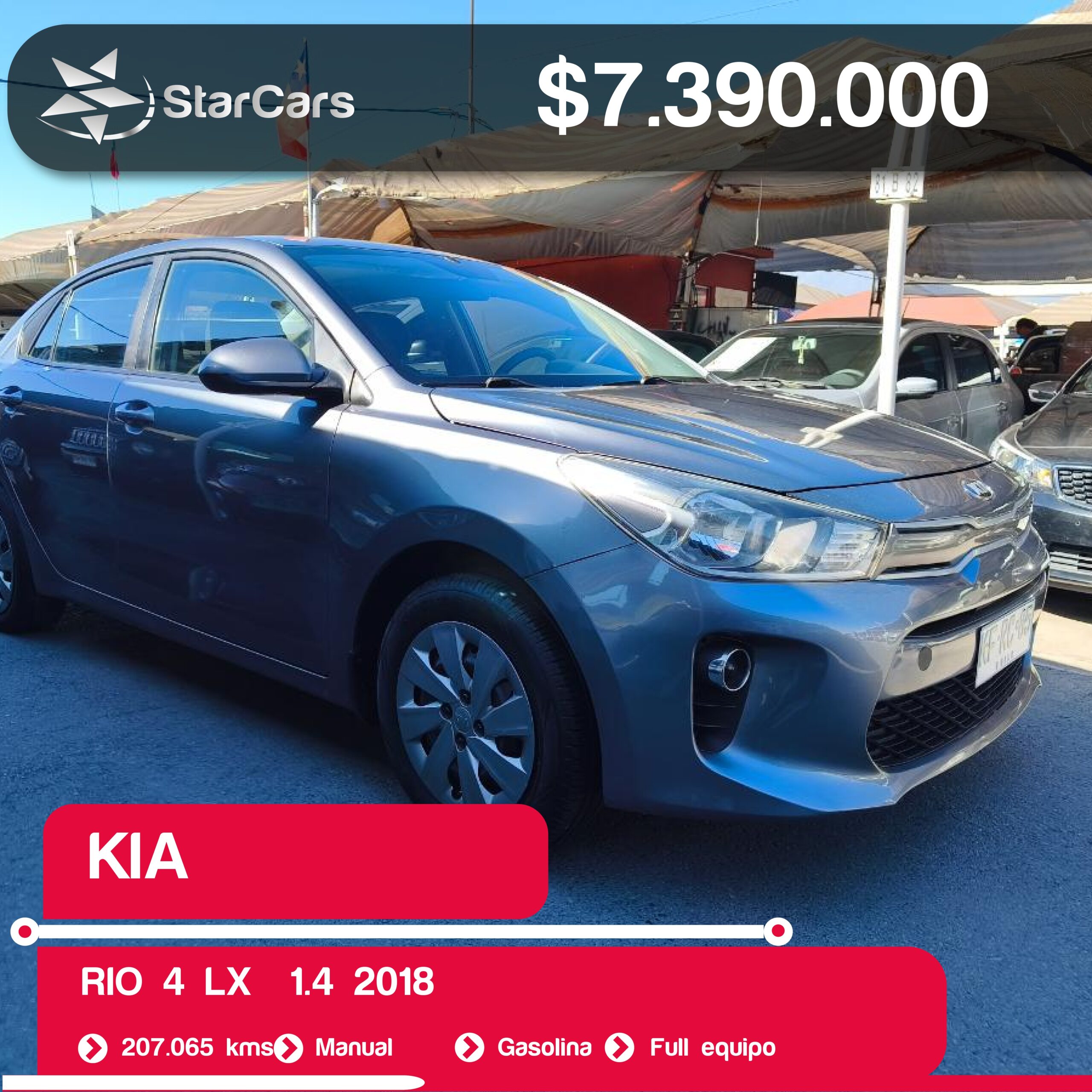 KIA RIO 4 LX  2018 1.4CC