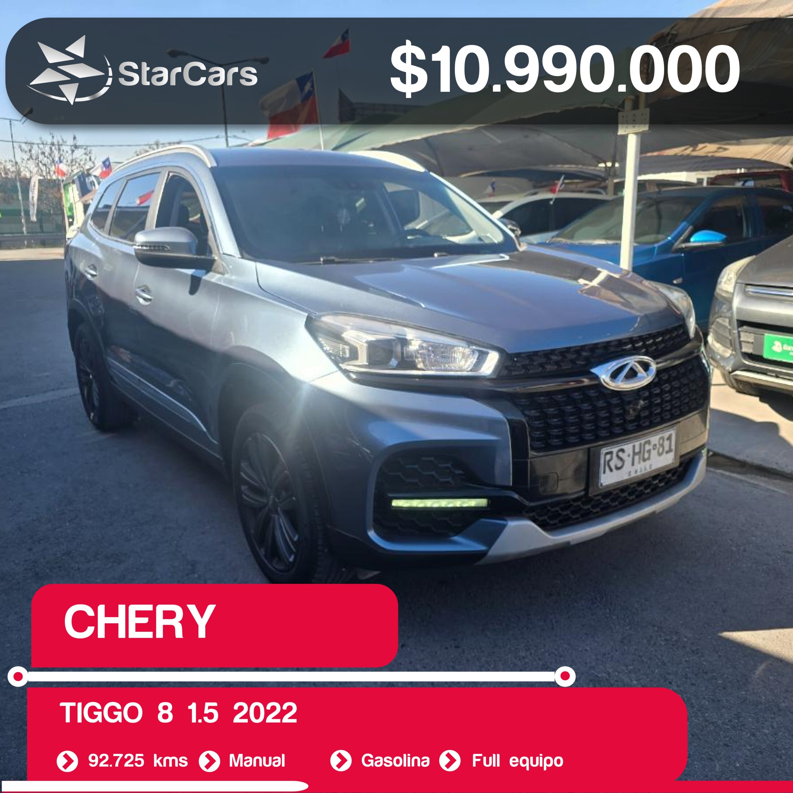 CHERY TIGGO 8 2022 1.5CC