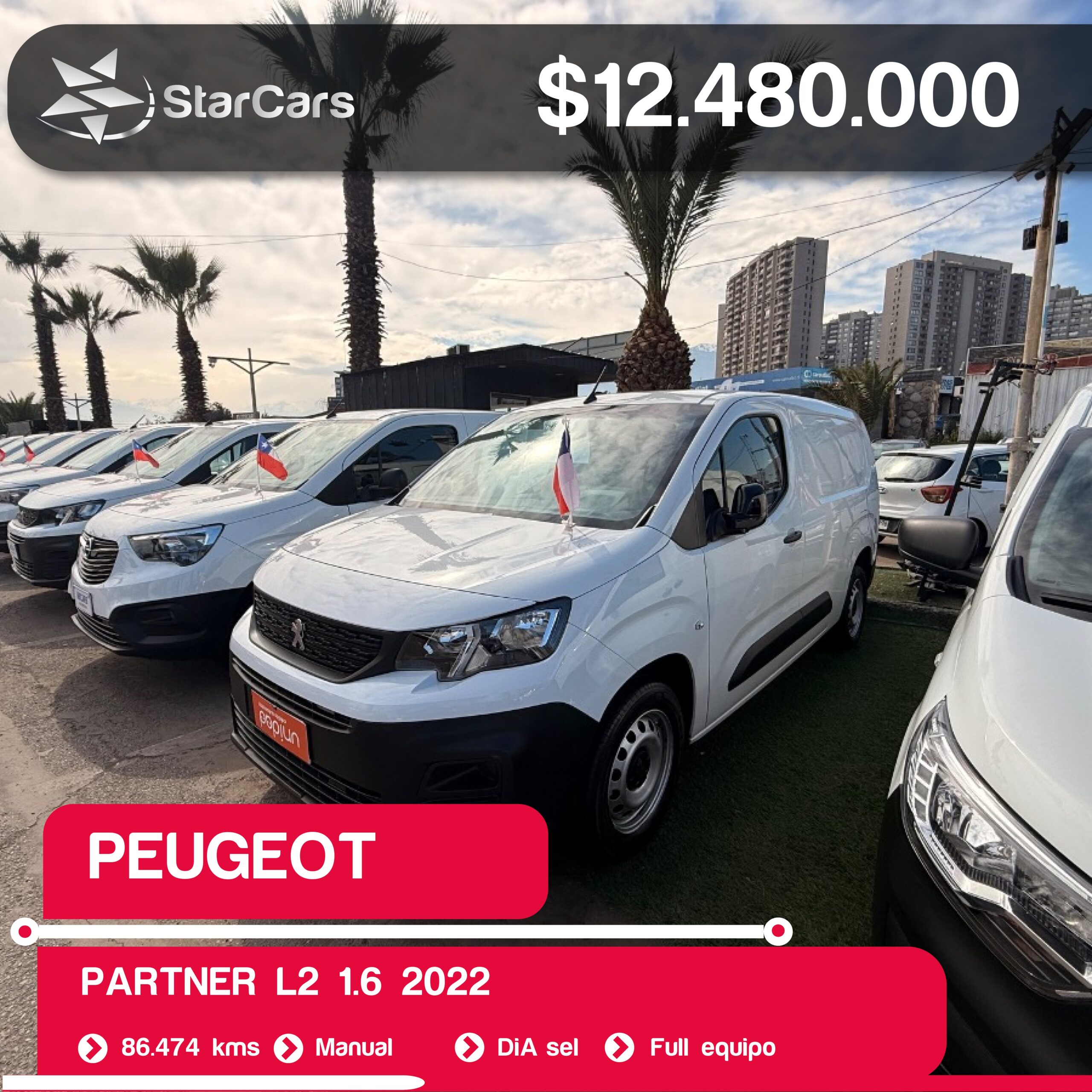 PEUGEOT PARTNER L2 2022 1.6CC