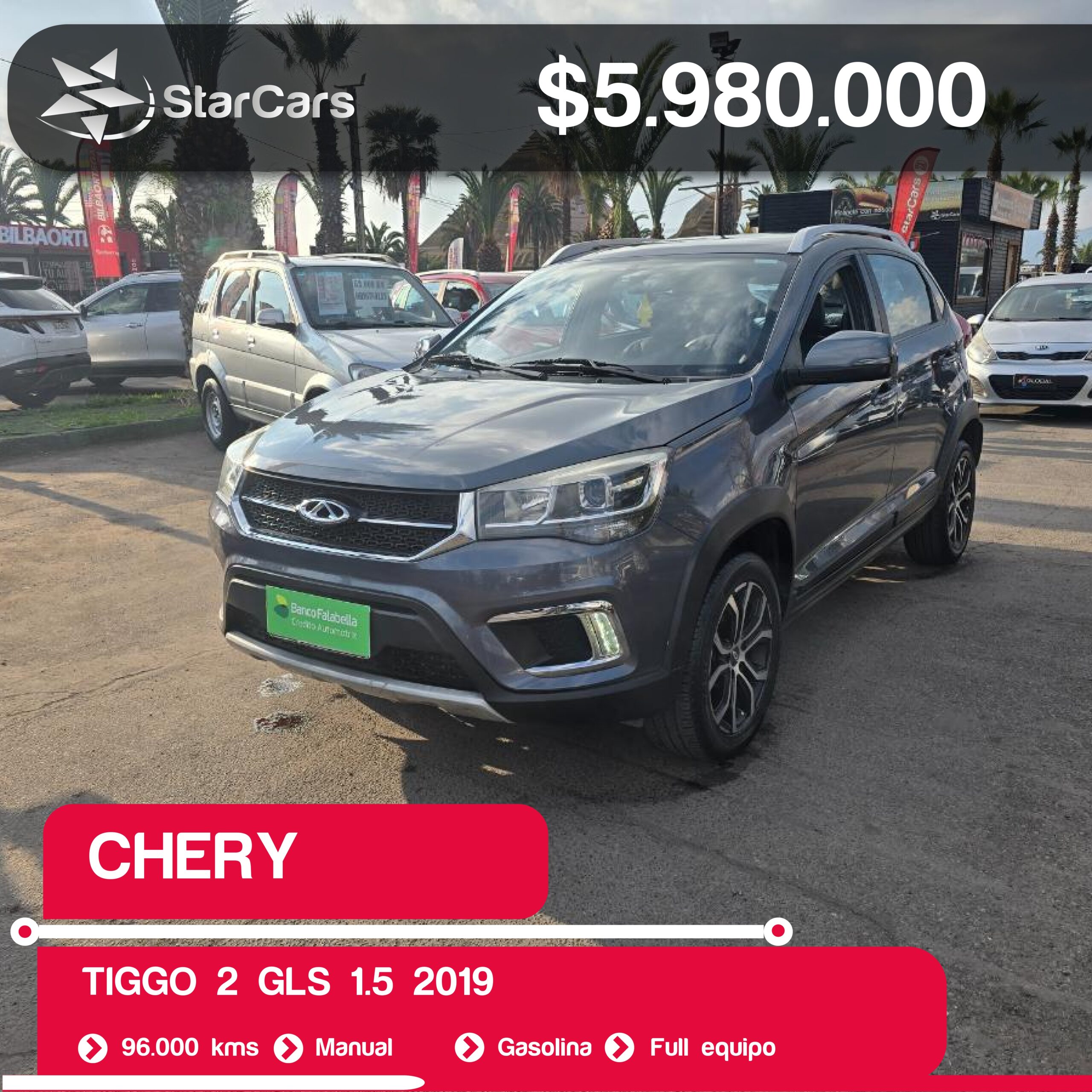 CHERY TIGGO 2 GLS 2019 1.5CC