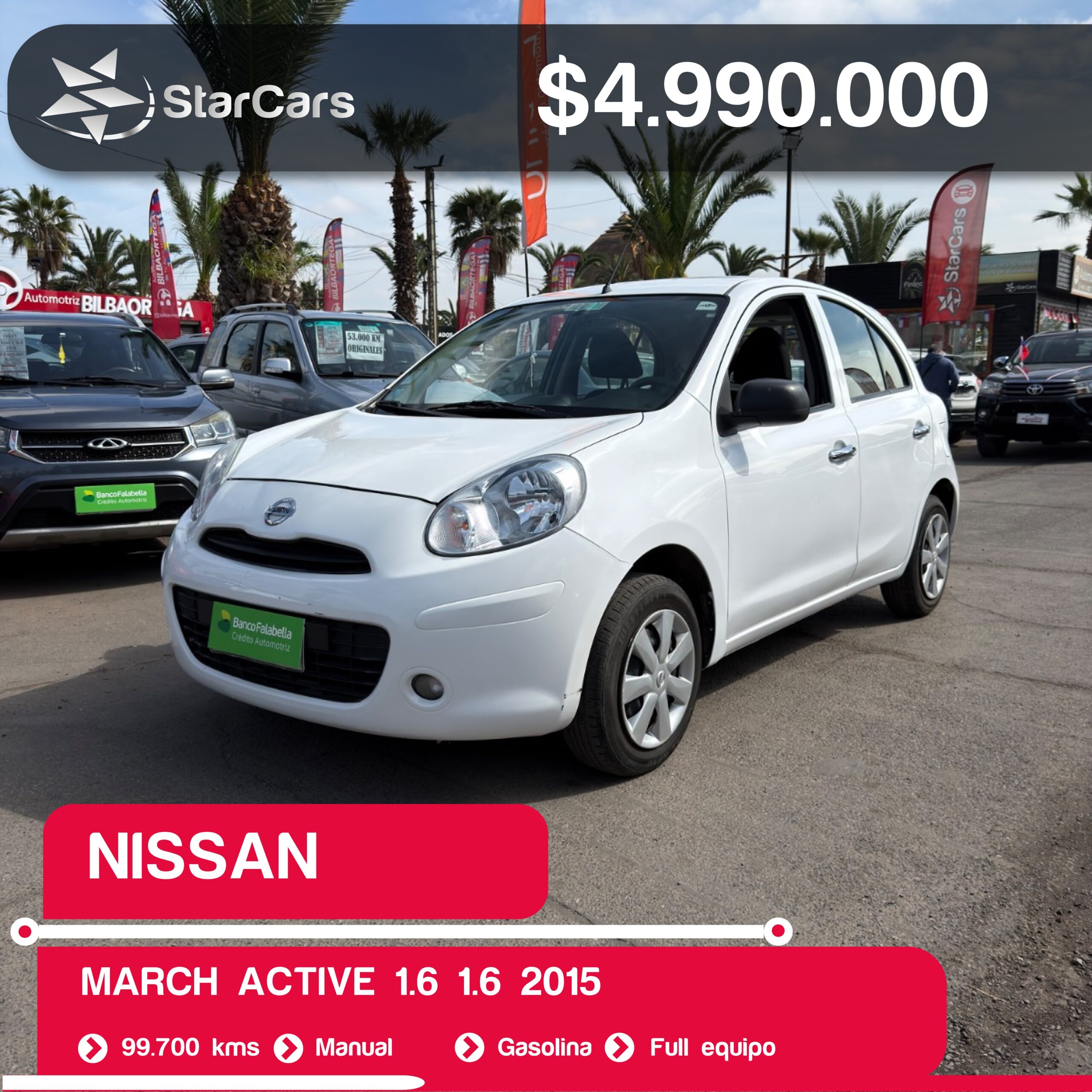 NISSAN MARCH ACTIVE 1.6 2015 1.6CC