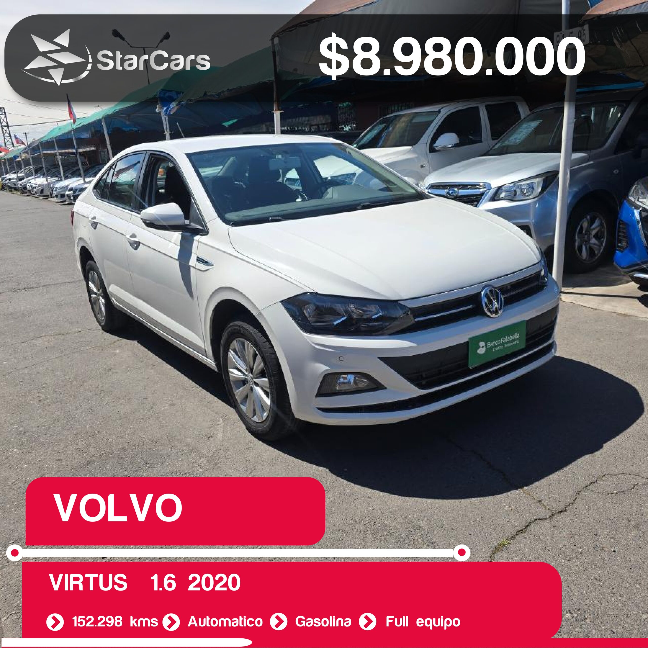 VOLVO VIRTUS  2020 1.6CC