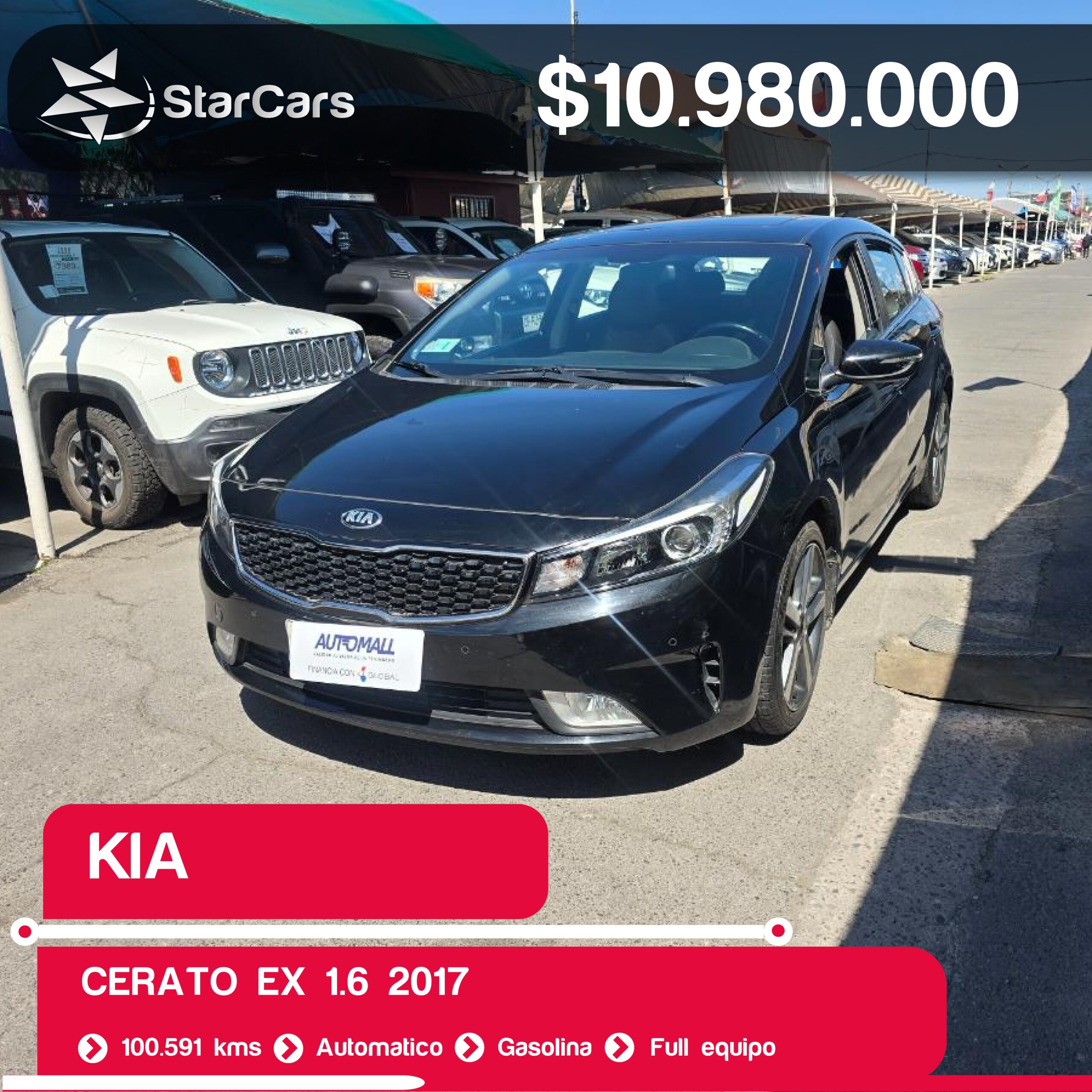 KIA CERATO EX 2017 1.6CC