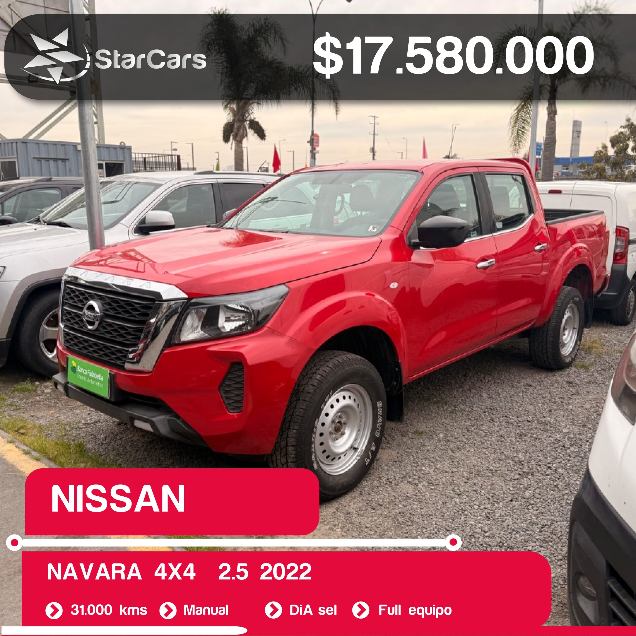 NISSAN NAVARA 4X4  2022 2.5CC
