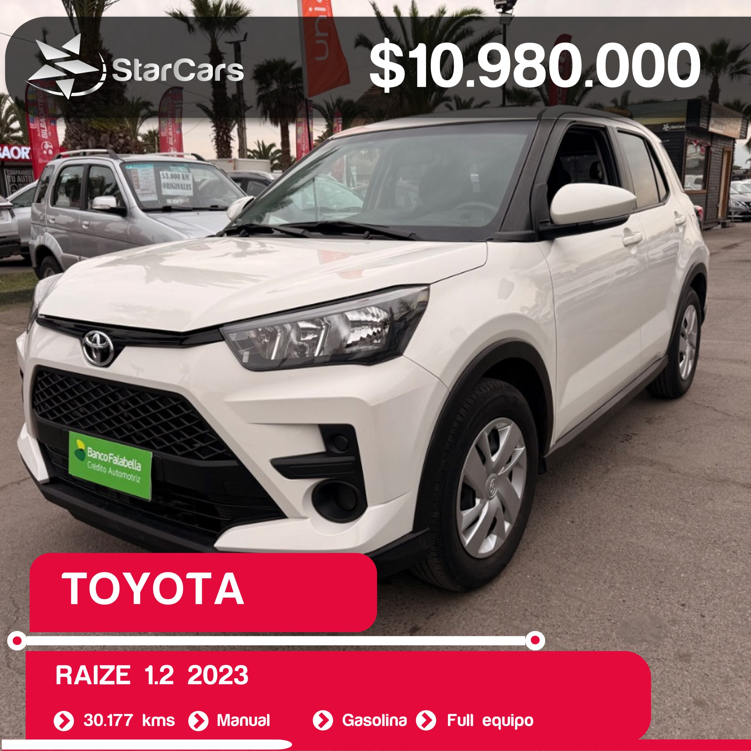 TOYOTA RAIZE 2023 1.2CC