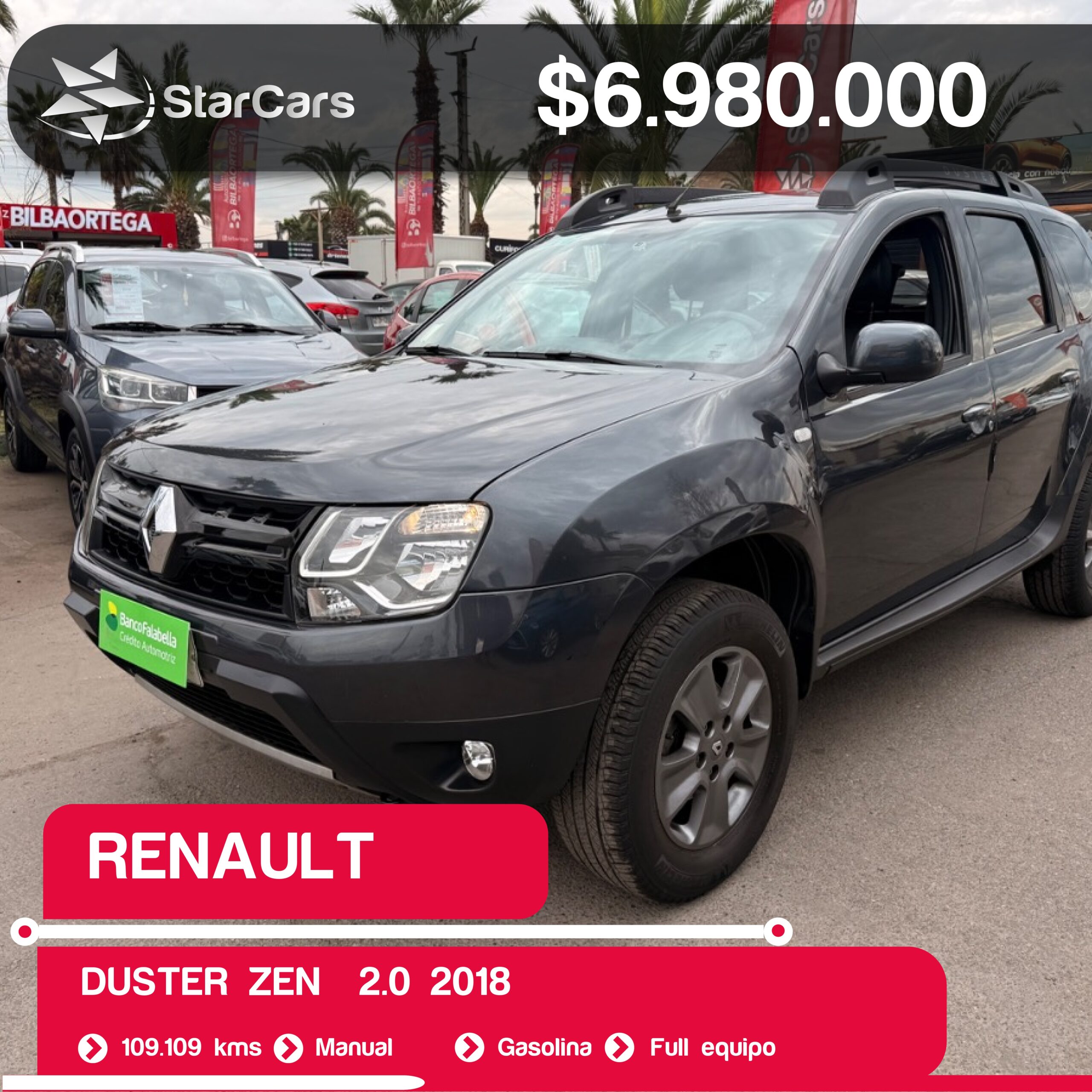 RENAULT DUSTER ZEN  2018 2.0CC
