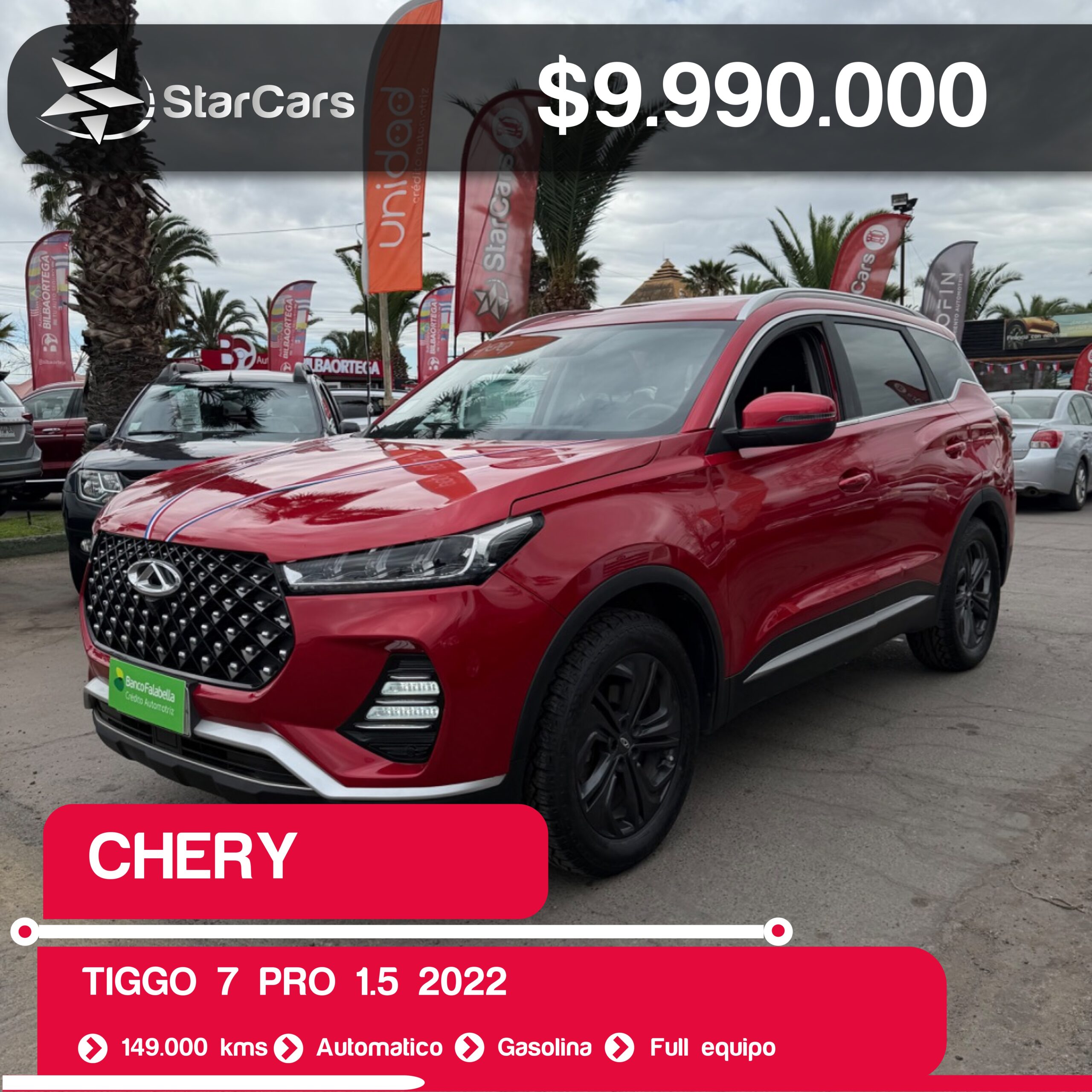 CHERY TIGGO 7 PRO 2022 1.5CC