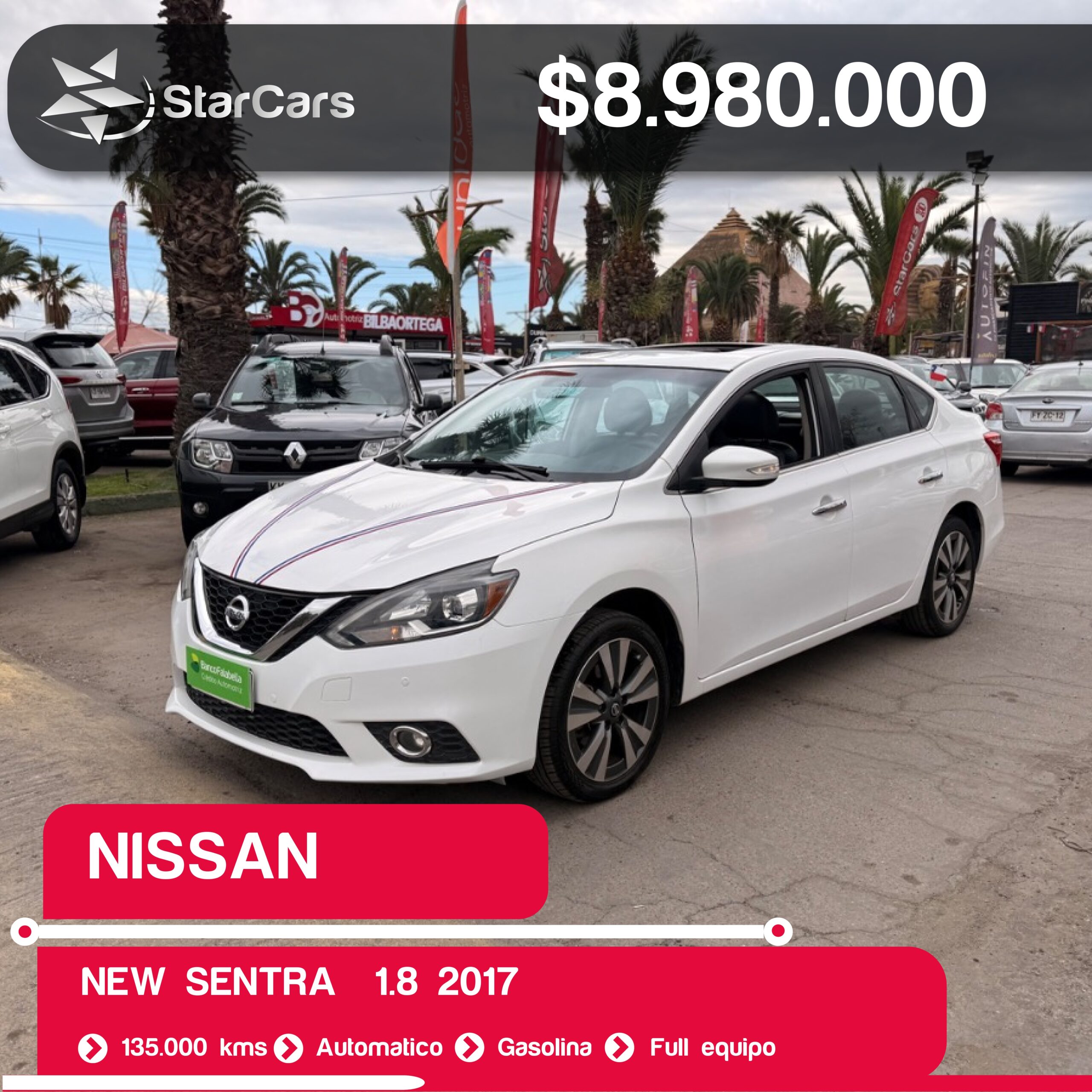 NISSAN NEW SENTRA  2017 1.8CC