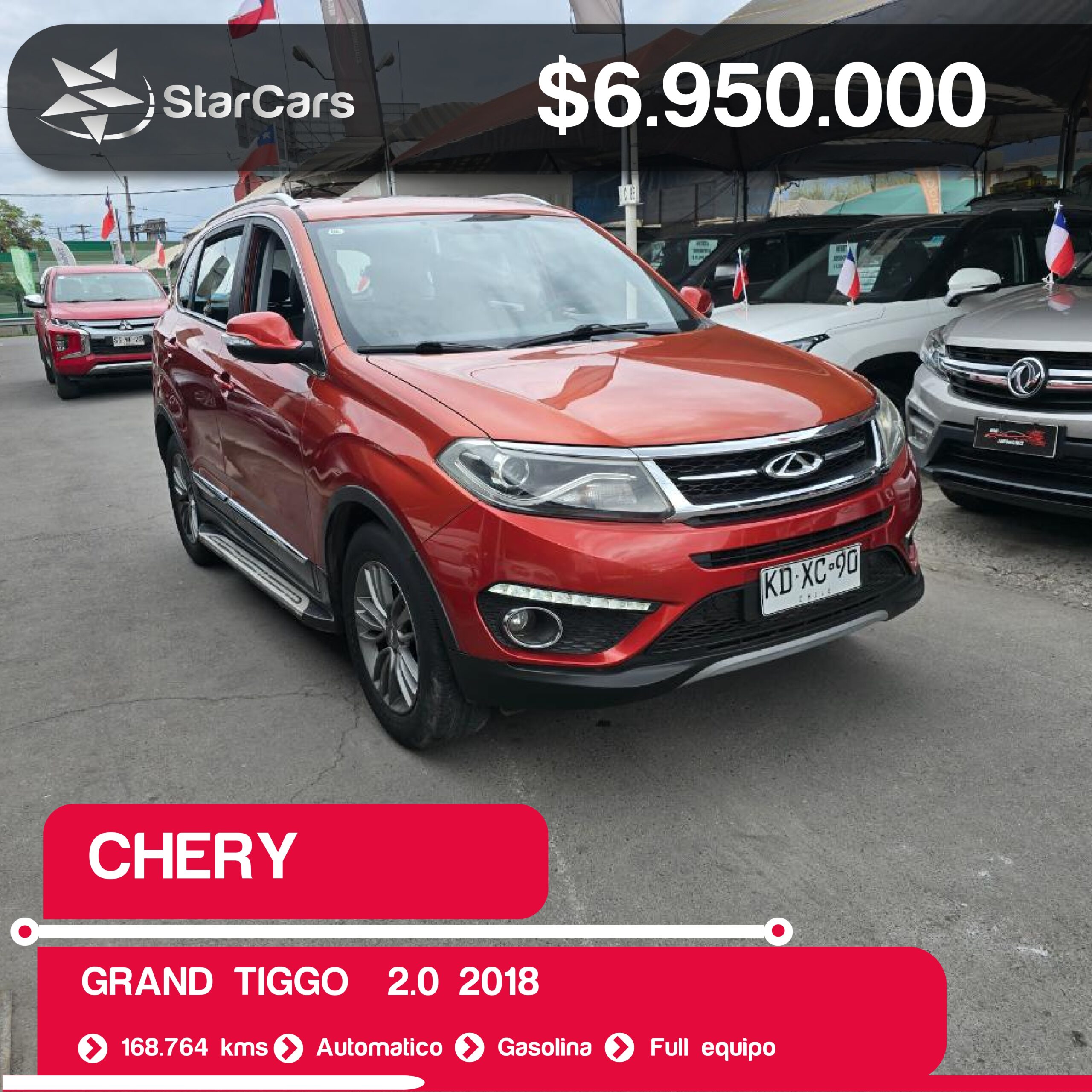 CHERY GRAND TIGGO  2018 2.0CC