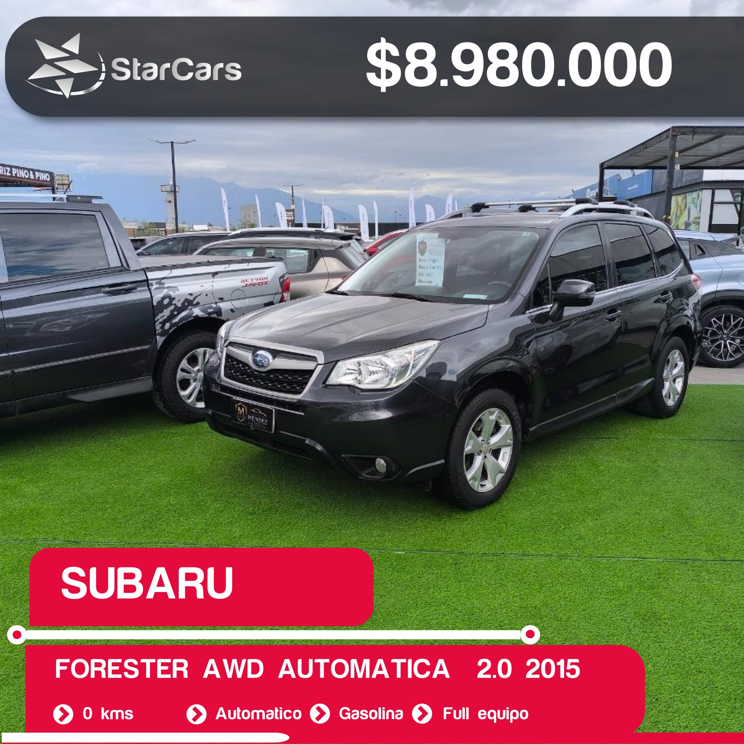 SUBARU FORESTER AWD AUTOMATICA  2015 2.0CC
