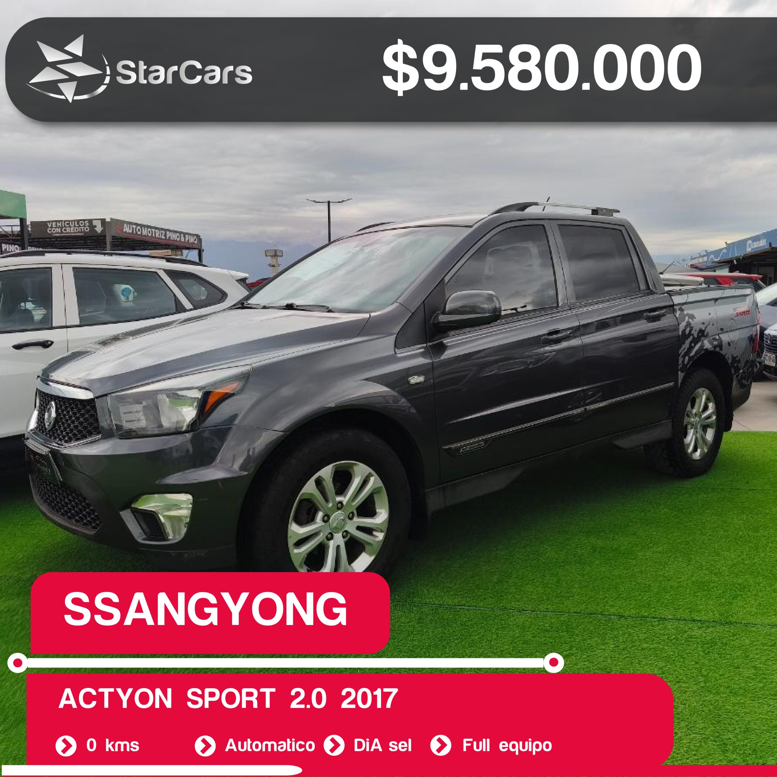 SSANGYONG ACTYON SPORT AUTOMATICA  2017 2.0CC