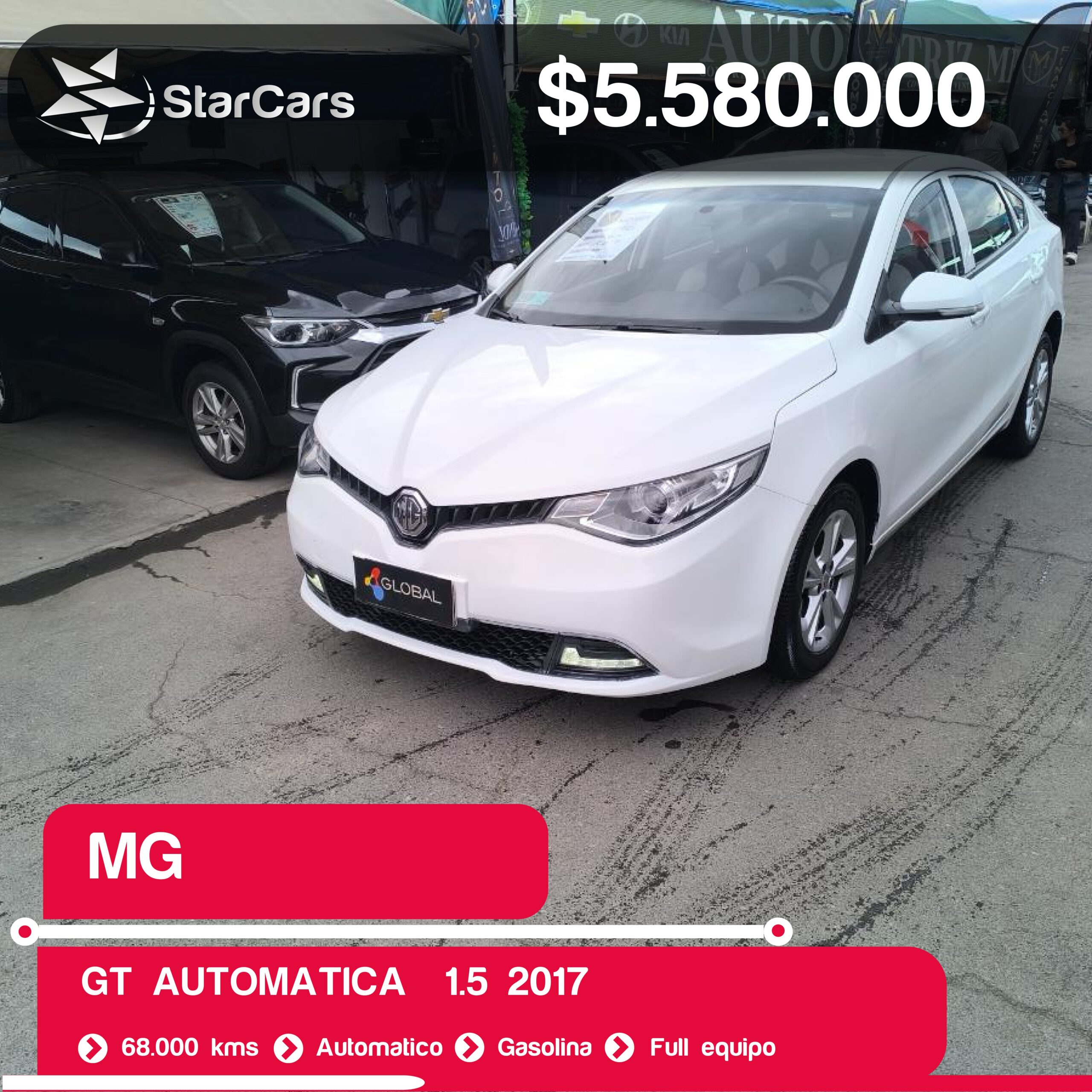 MG GT AUTOMATICA  2017 1.5CC
