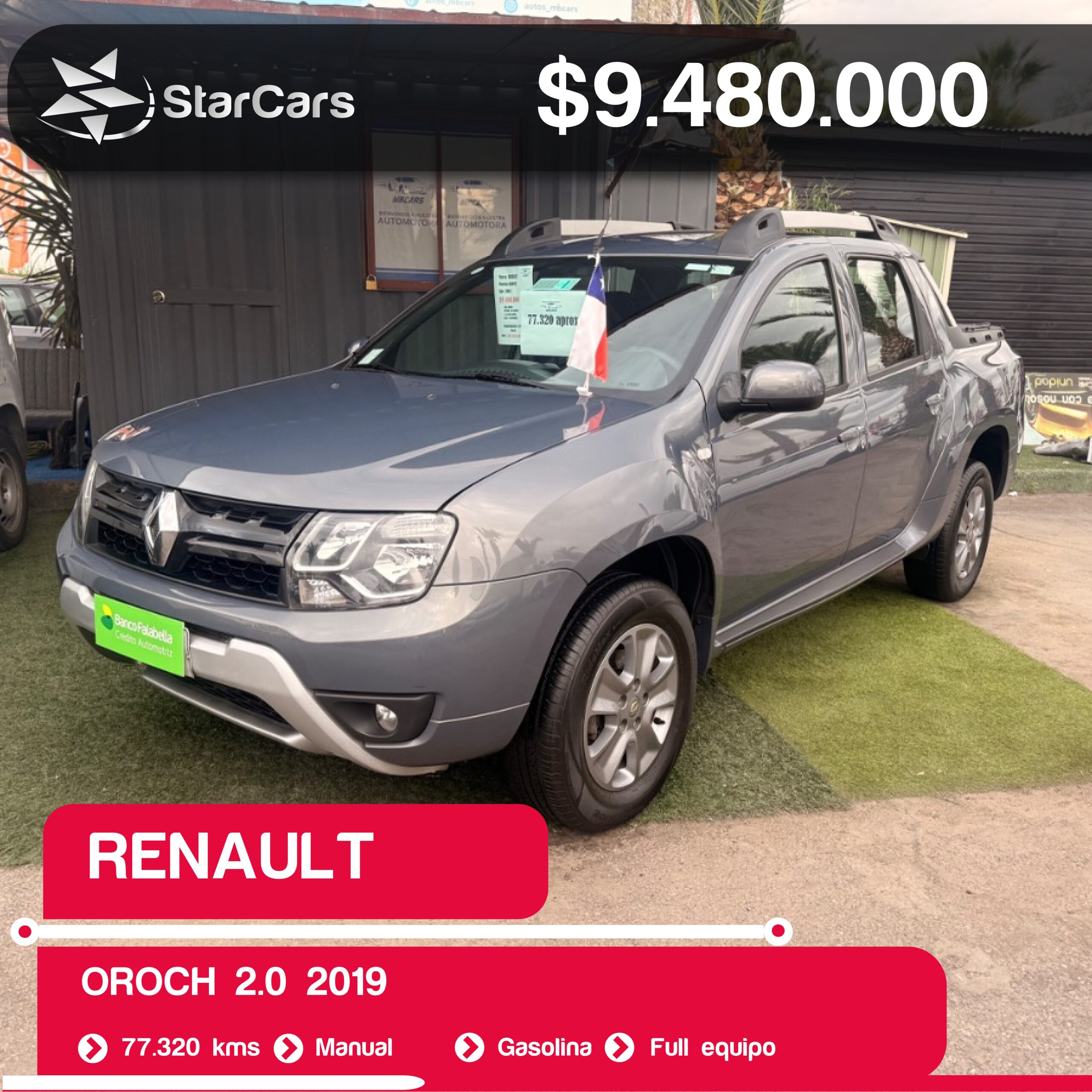 RENAULT OROCH 2019 2.0CC