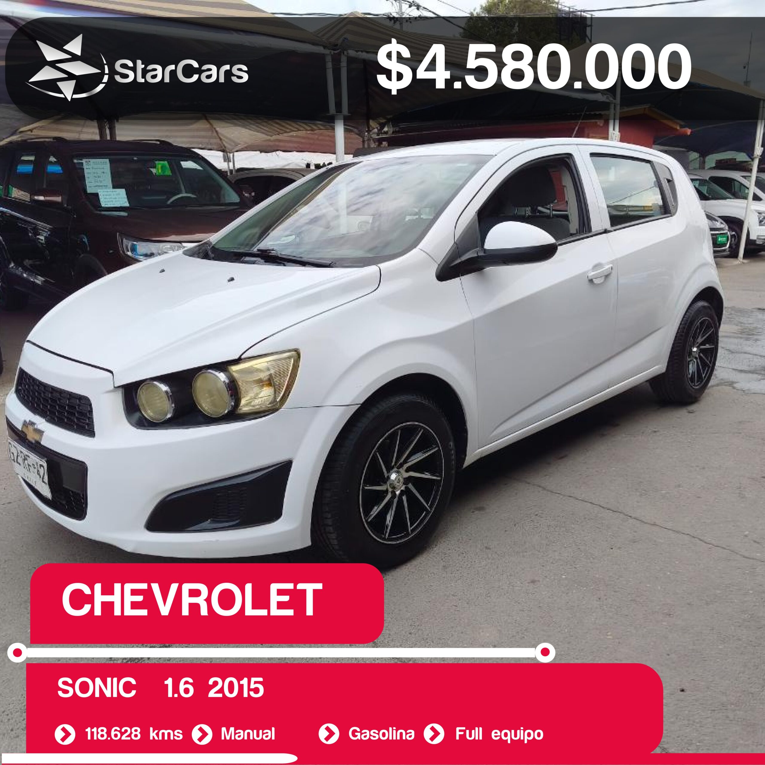 CHEVROLET SONIC  2015 1.6CC