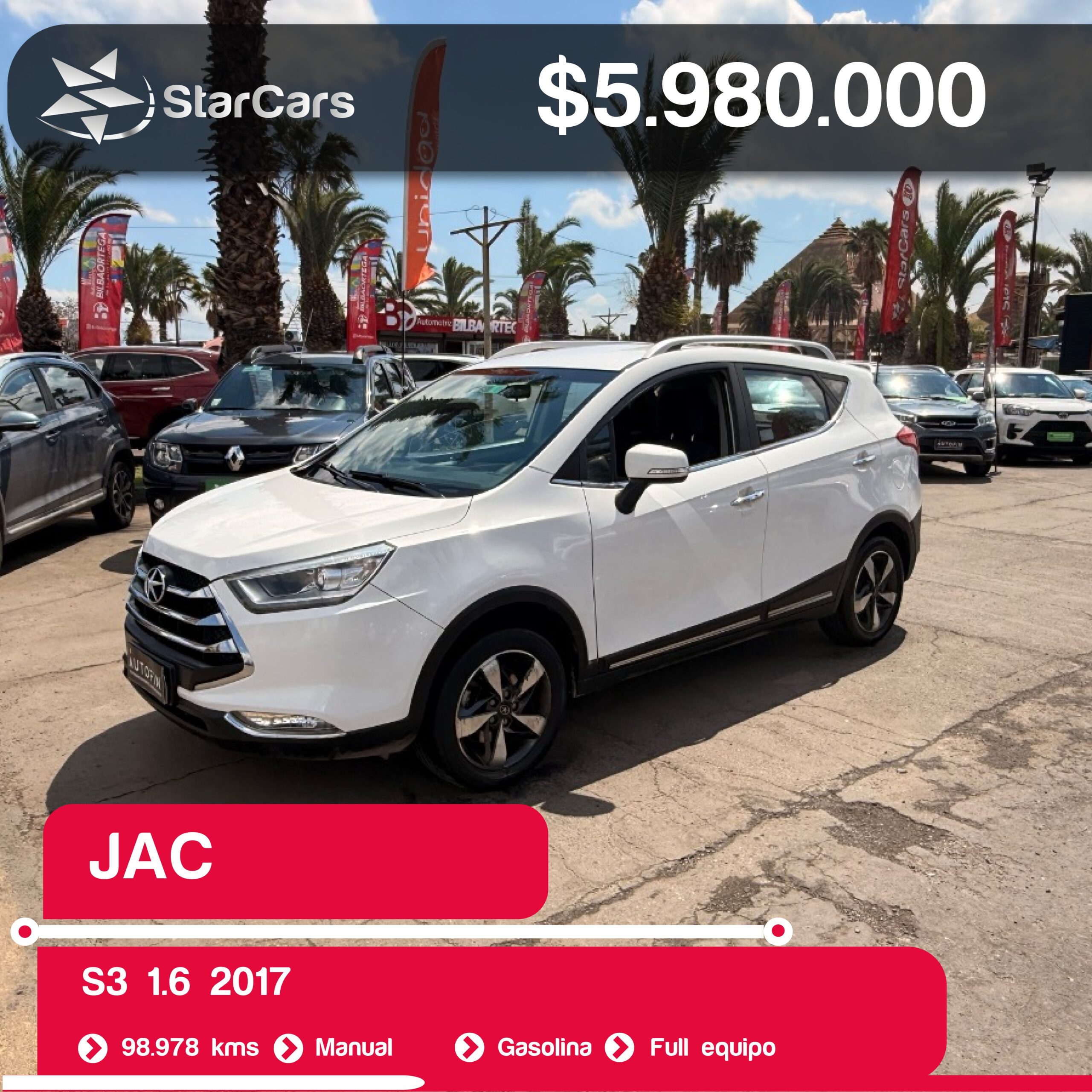 JAC S3 2017 1.6CC