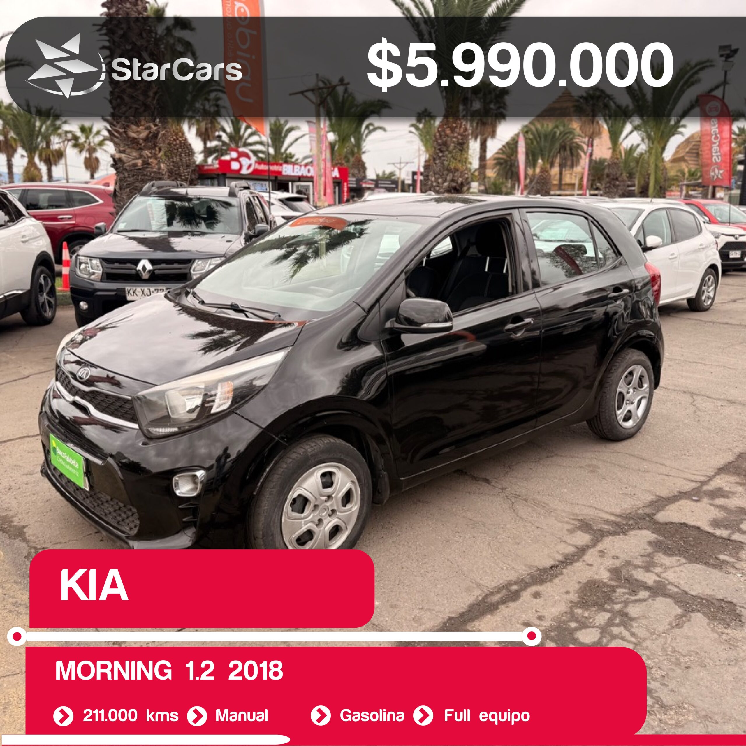 KIA MORNING 2018 1.2CC
