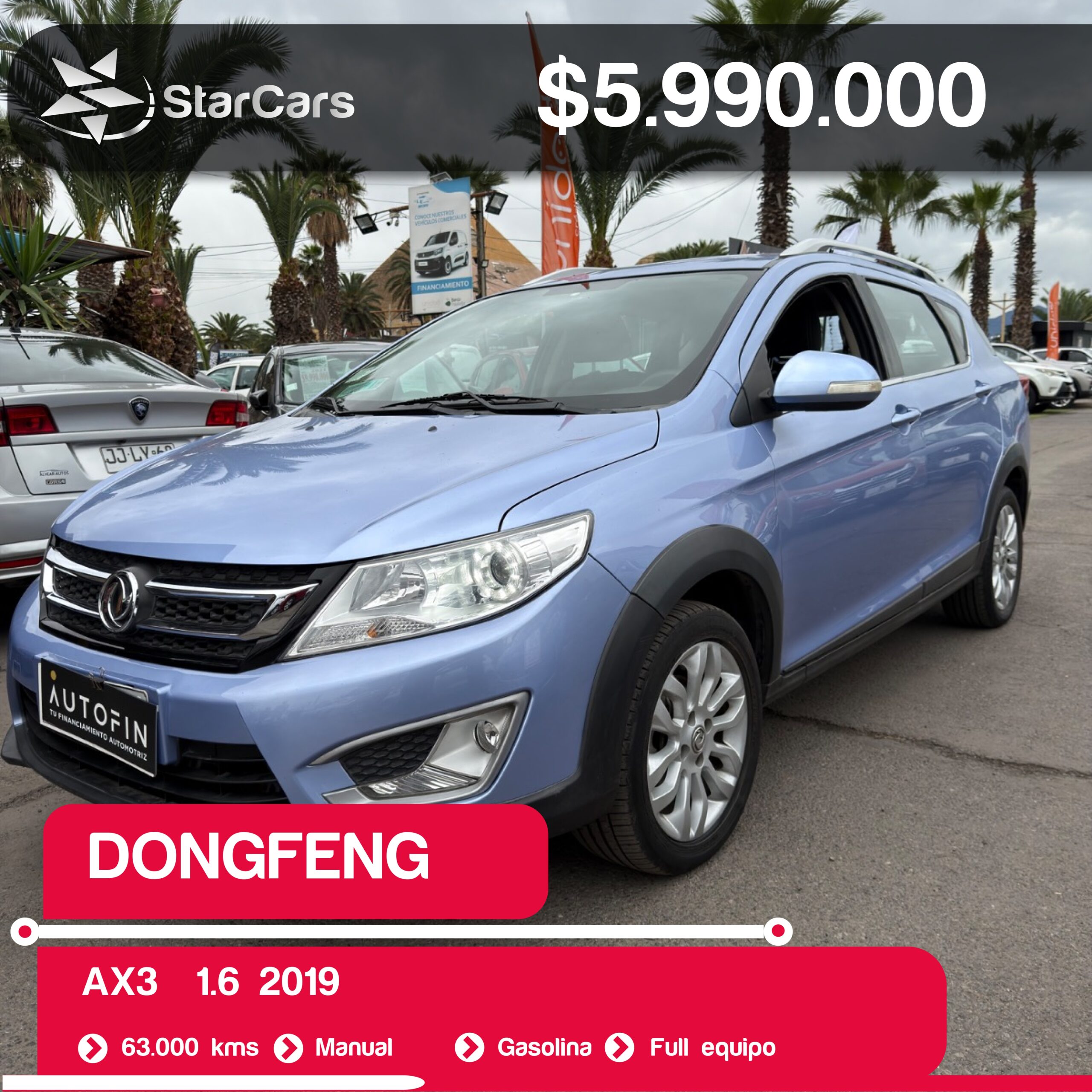DONGFENG AX3  2019 1.6CC