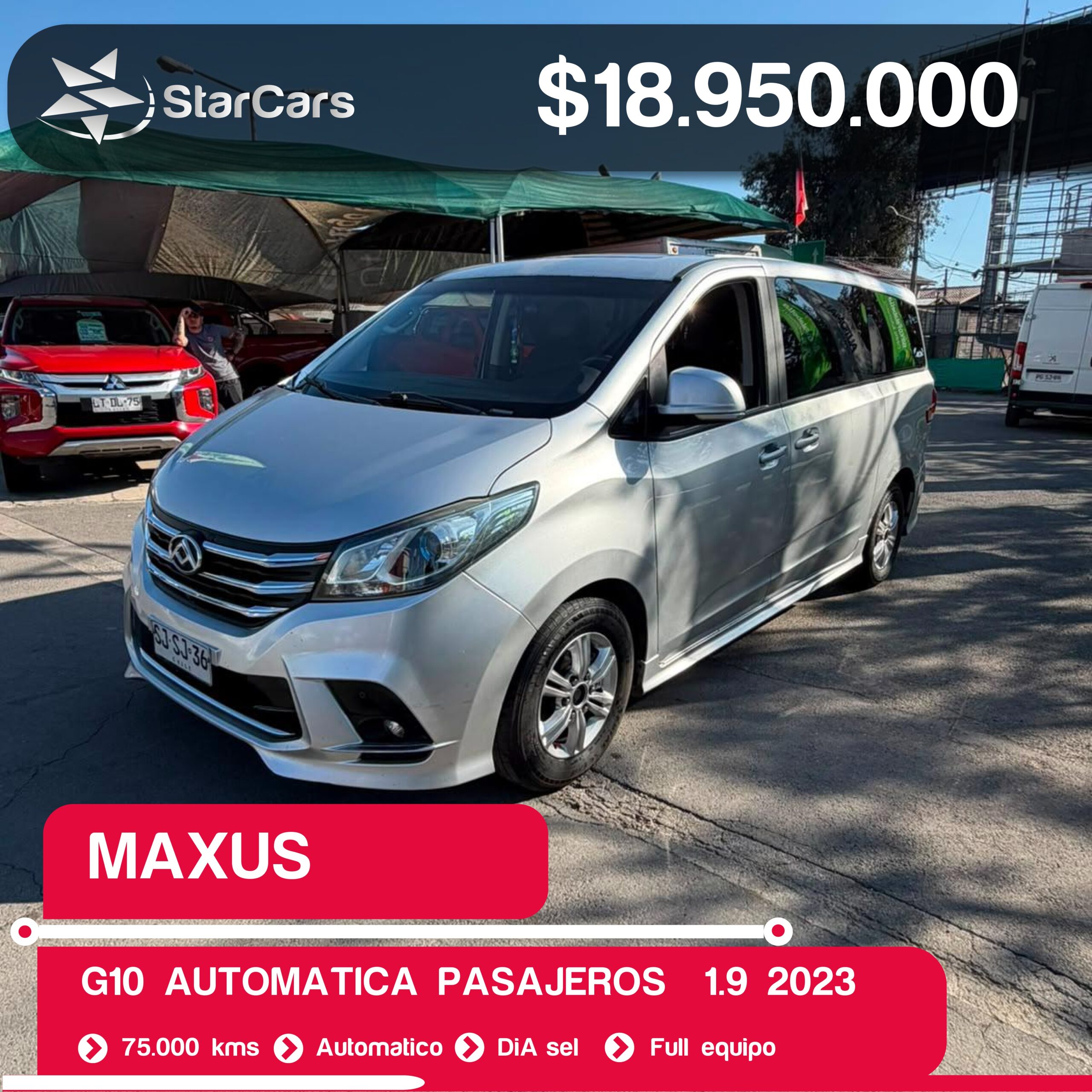 MAXUS G10 AUTOMATICA PASAJEROS  2023 1.9CC