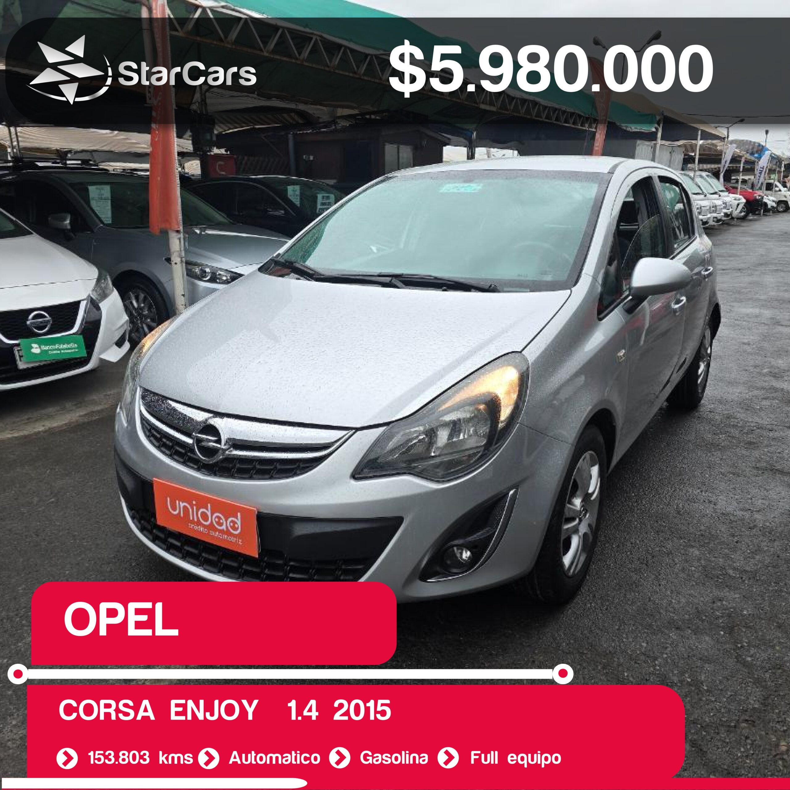 OPEL CORSA ENJOY  2015 1.4CC