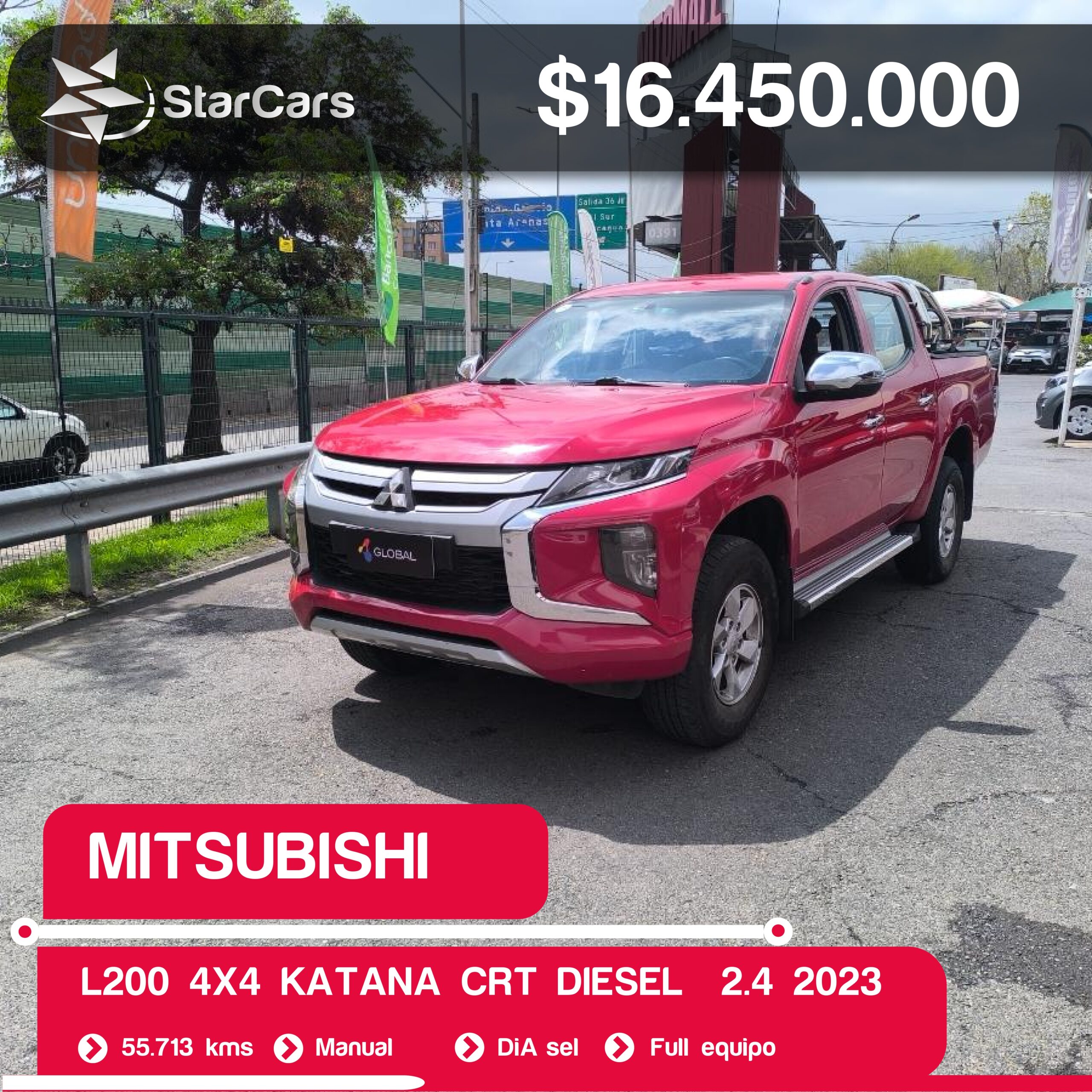MITSUBISHI L200 4X4 KATANA CRT DIESEL  2023 2.4CC