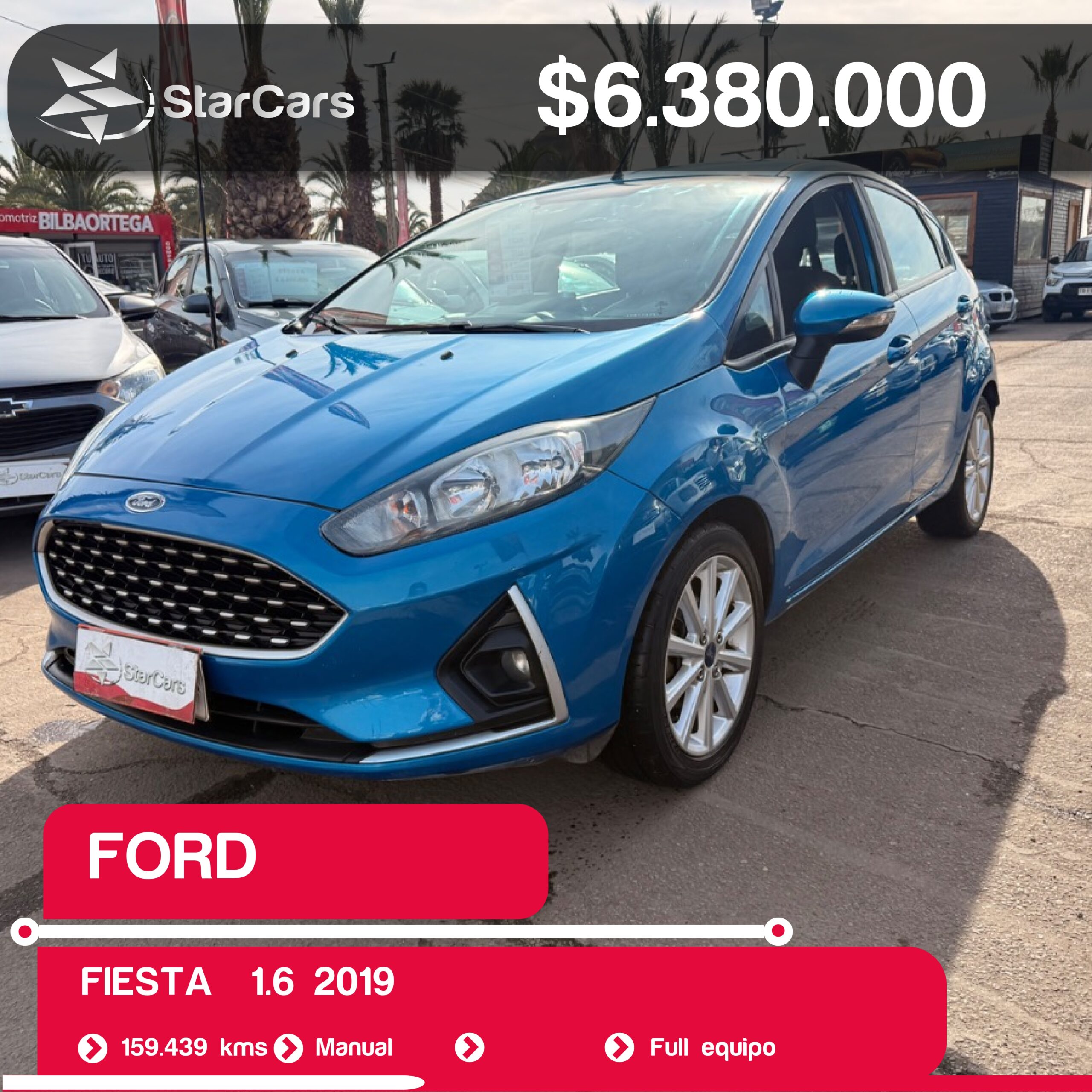 FORD FIESTA  2019 1.6CC